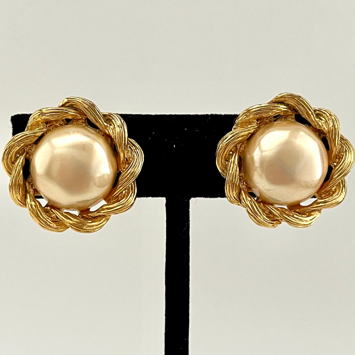 1980s Carolee Clip Earrings