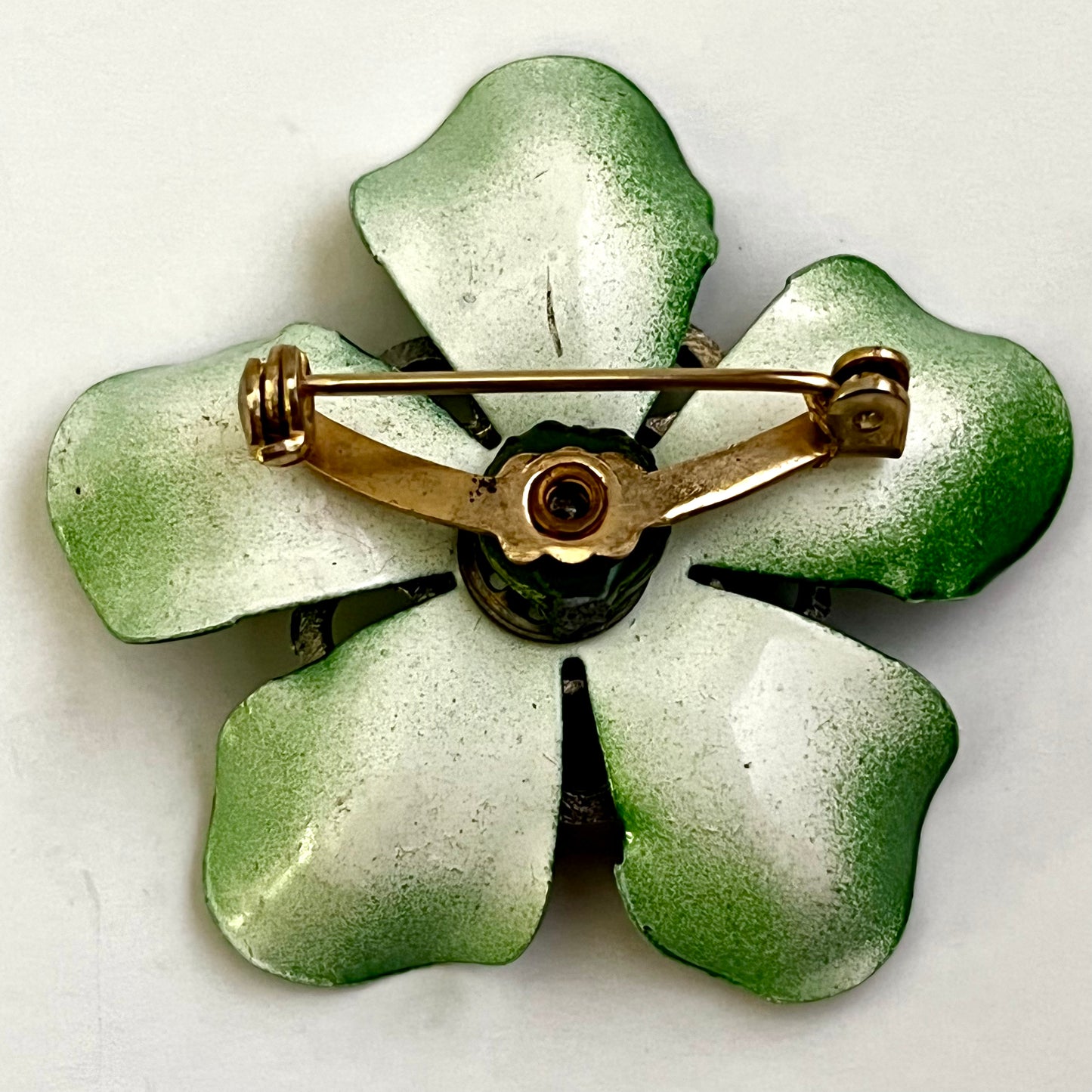 Late 60s/ Early 70s Enamel Flower Brooch