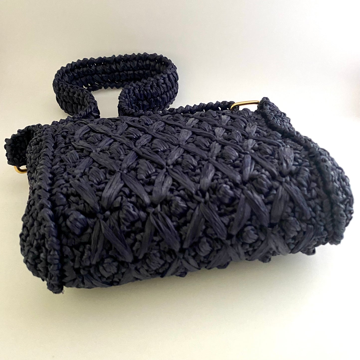 1960s The Broadway Raffia Purse-Made In Italy