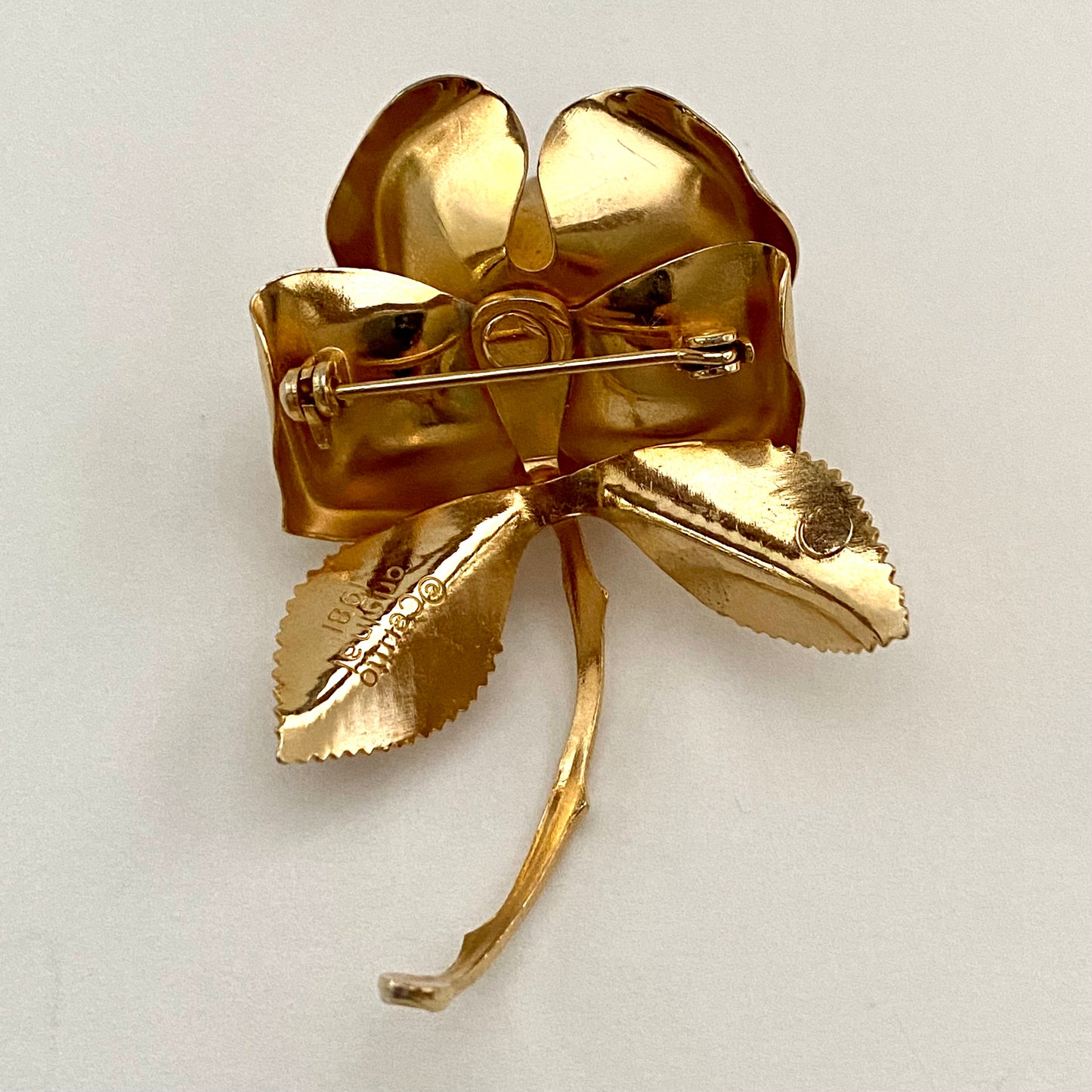 1981 Cerrito Rose Brooch