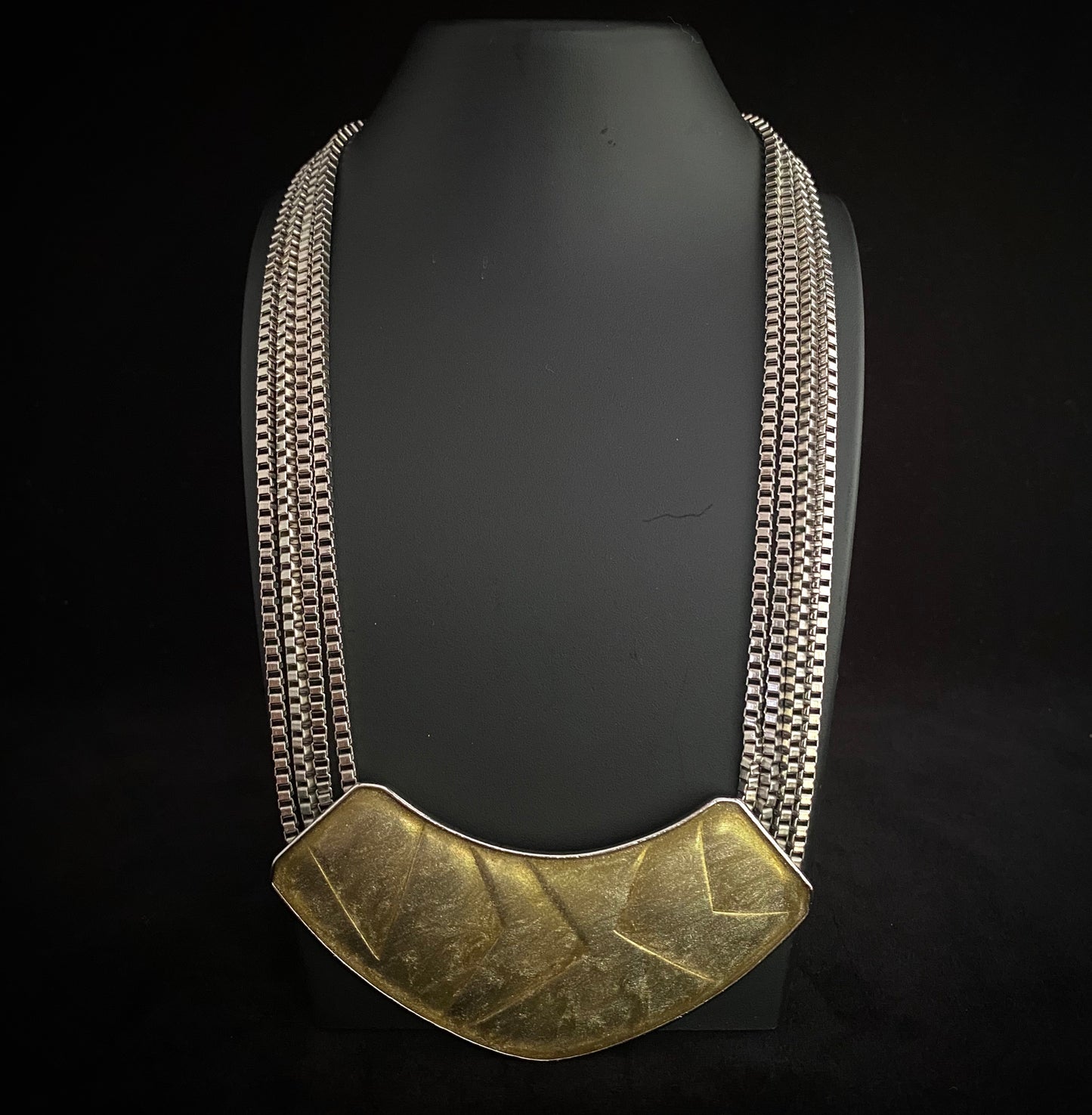 Late 1970s Kunio Matsumoto for Trifari Modernistic Necklace