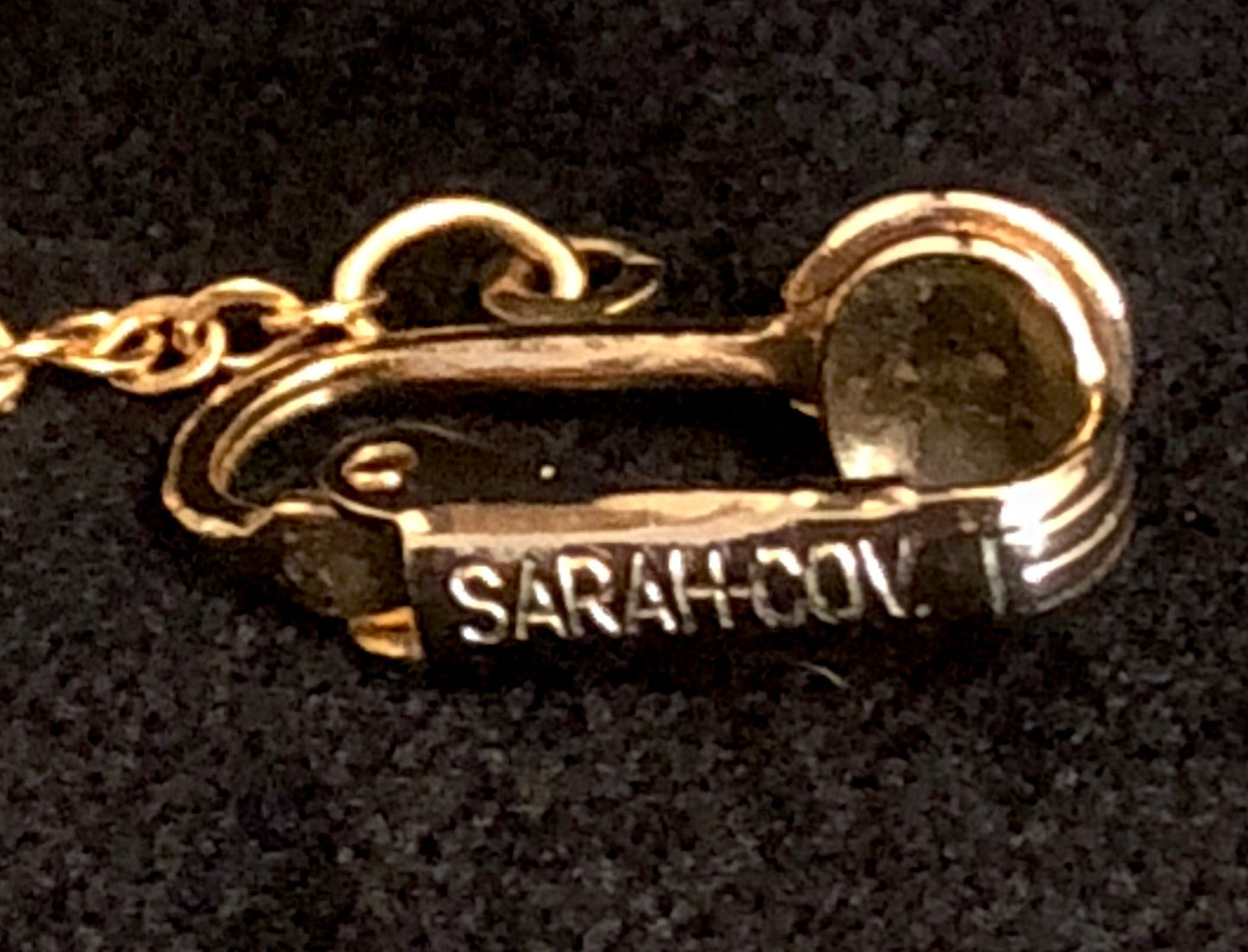 1976 Sarah Coventry Golden Ice Necklace & Earrings - Retro Kandy Vintage