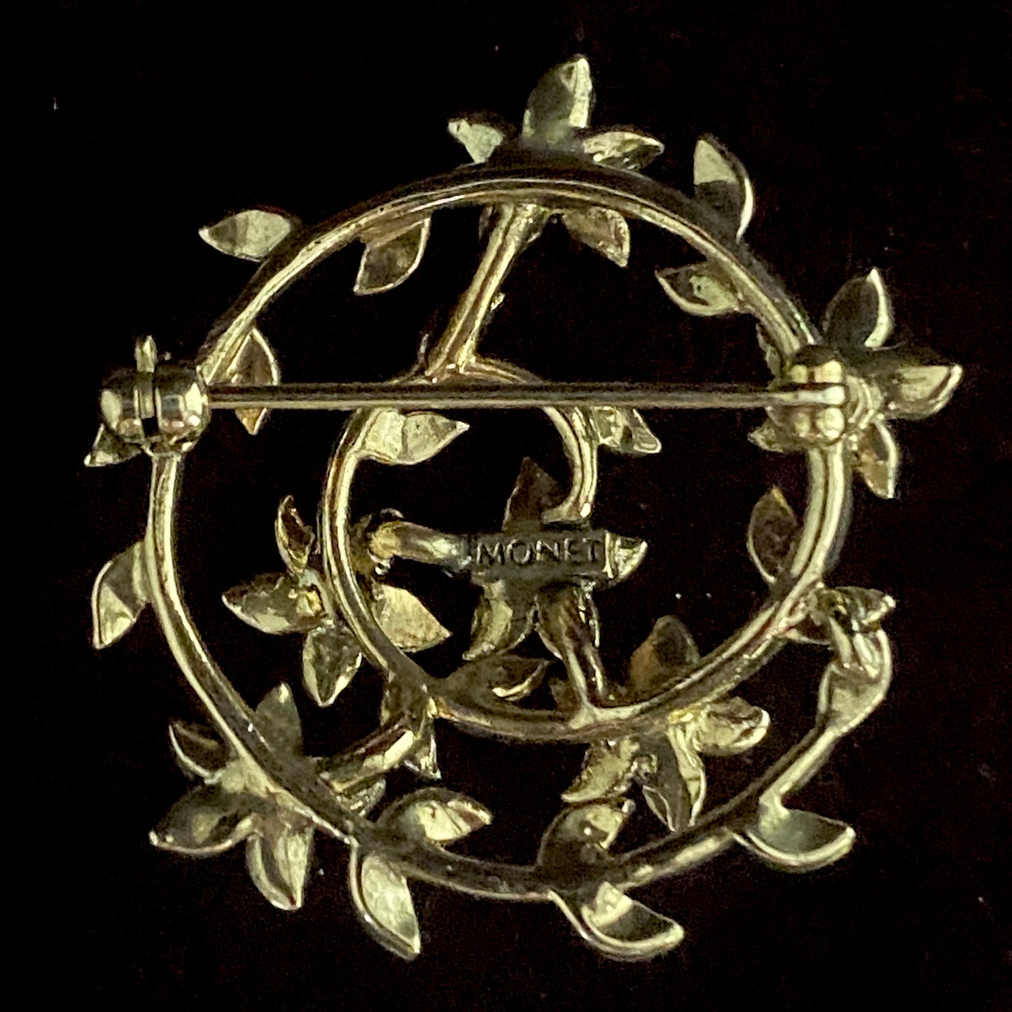 Early 1950s Monet Rhinestone Brooch