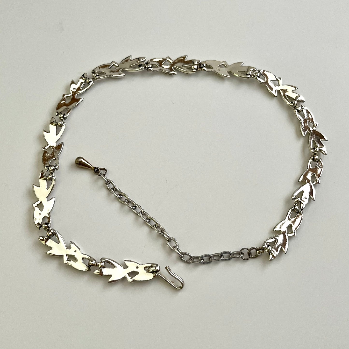 Late 50s/ Early 60s Silver-Tone Choker Necklace