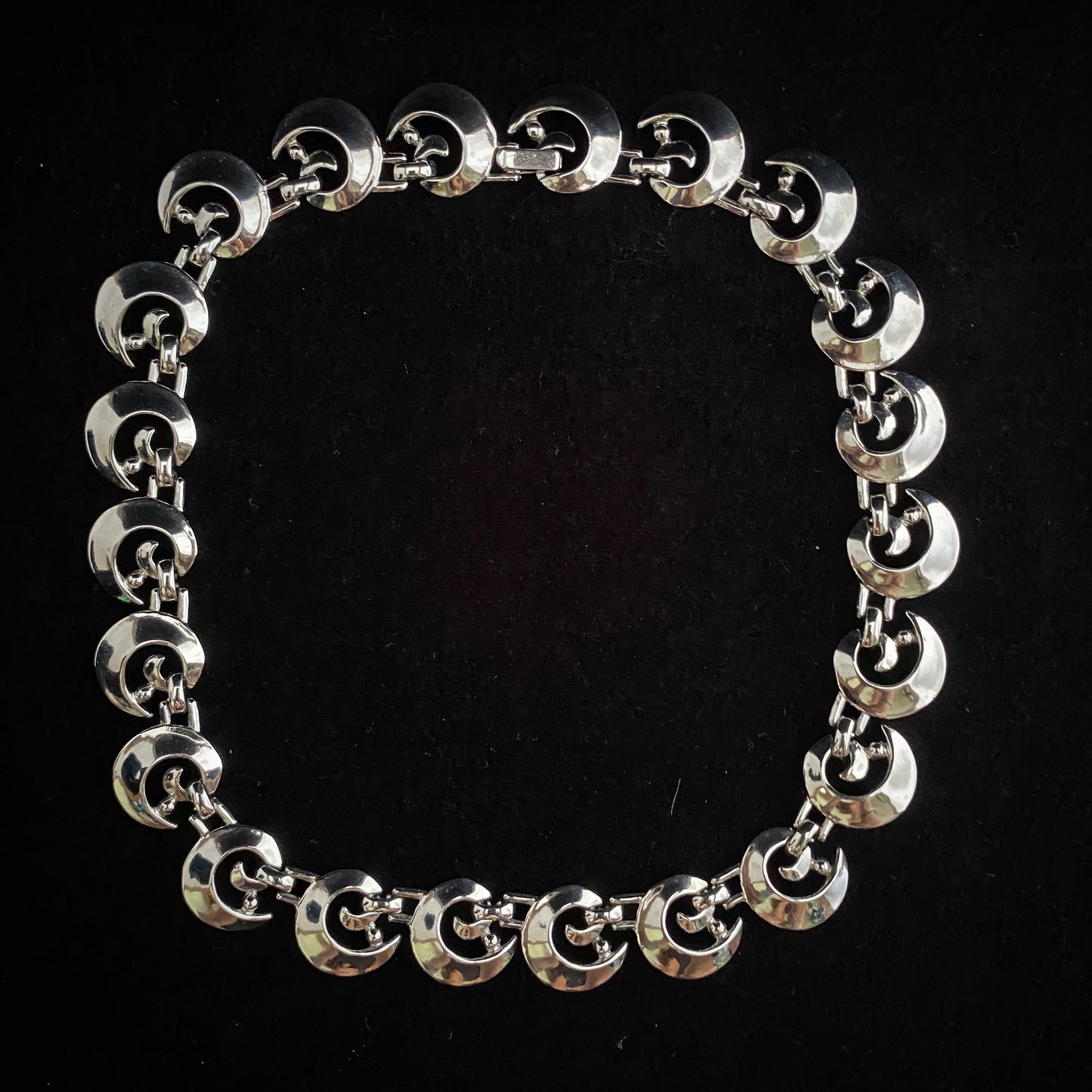 1960s Trifari Silver Choker Necklace