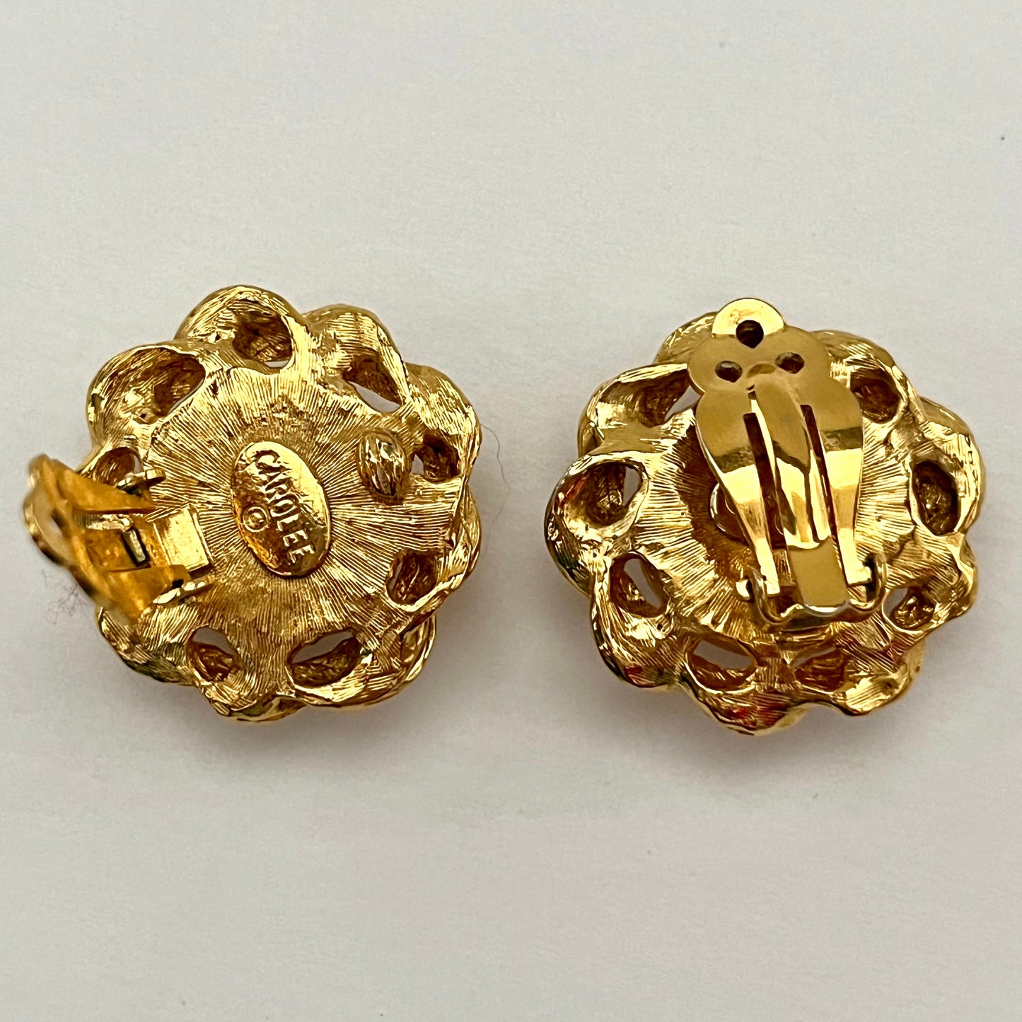 1980s Carolee Clip Earrings