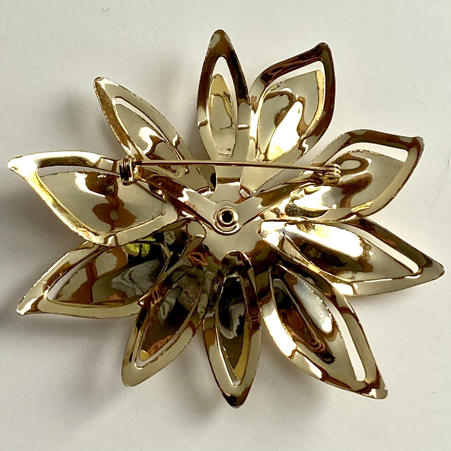 Late 60s/ Early 70s Poinsettia Brooch