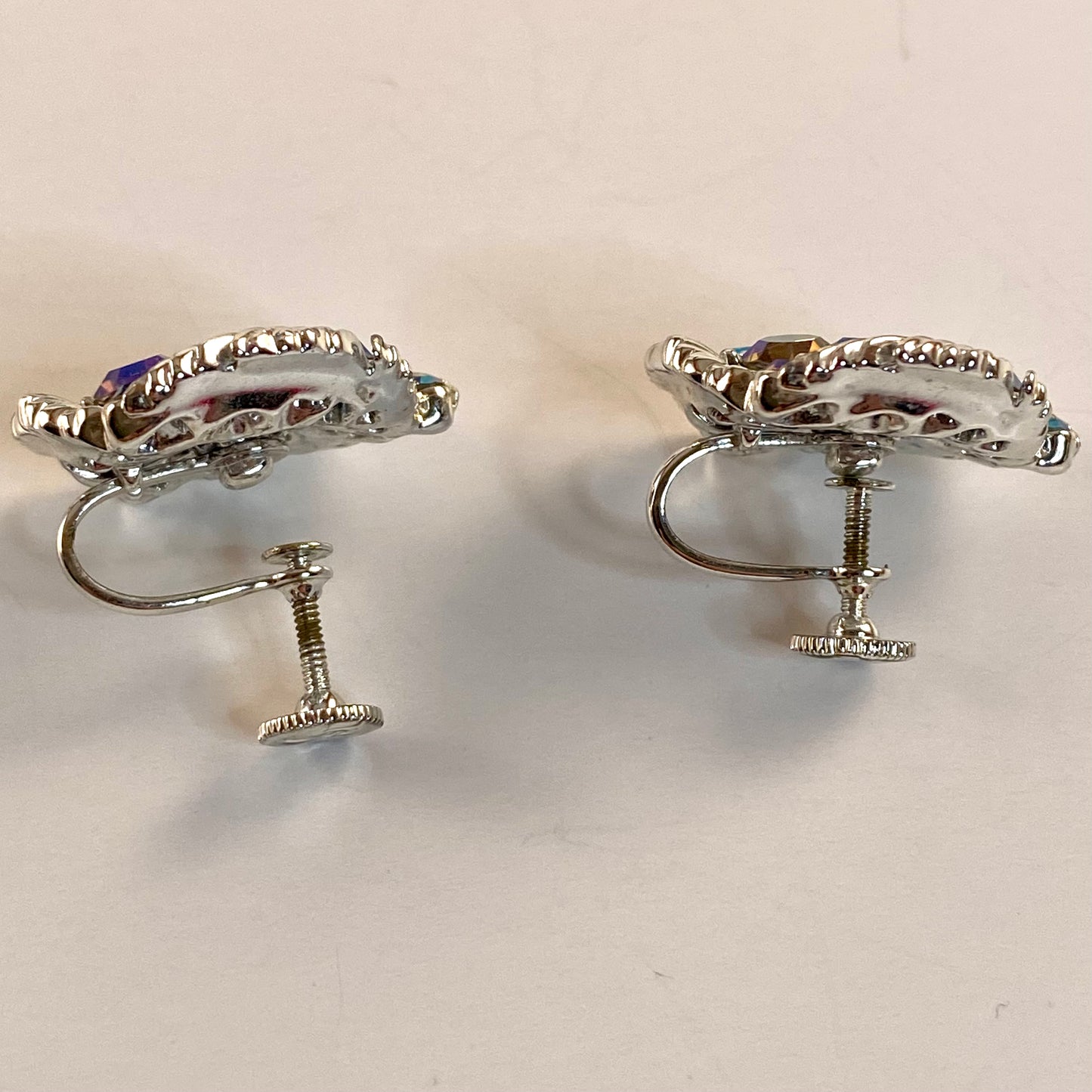 Late 50s/ Early 60s Lisner Rhinestone Earrings