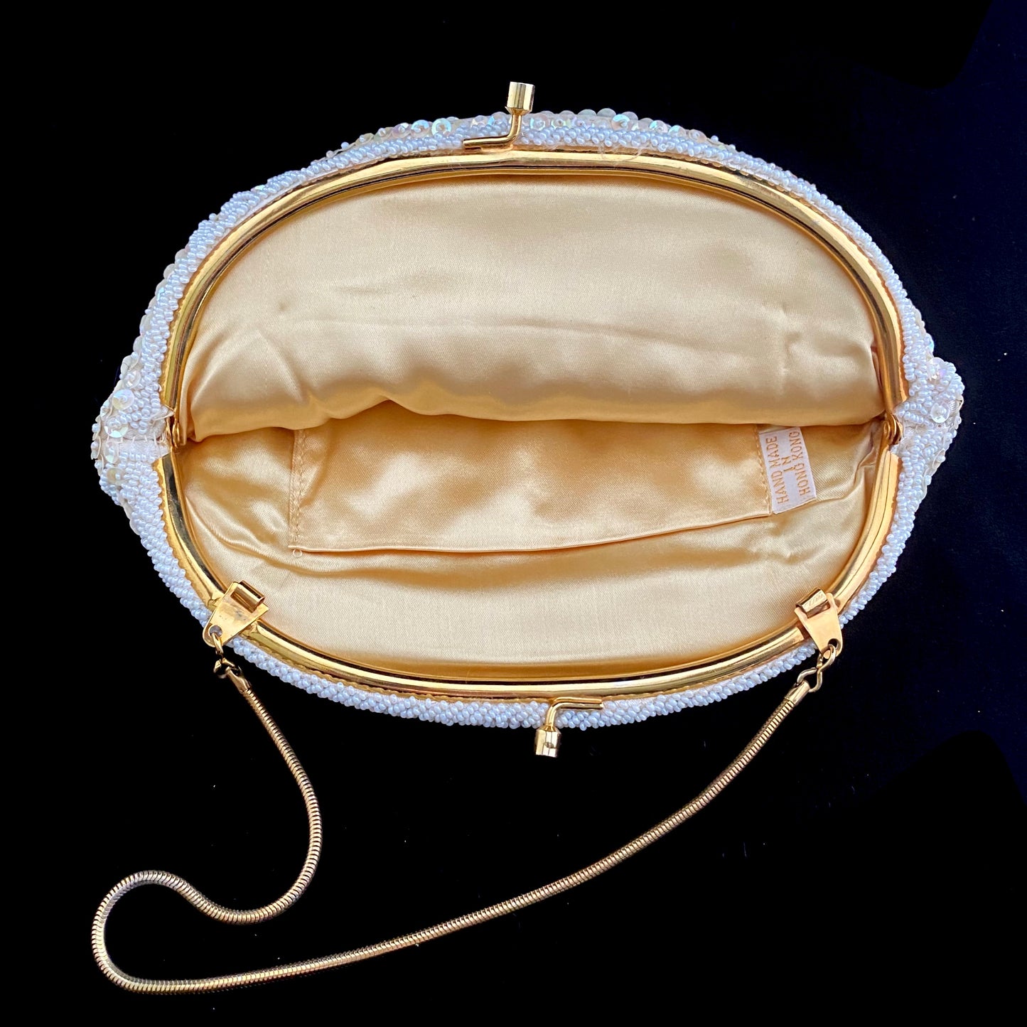 Late 40s/ Early 50s Hand Made in Hong Kong Beaded Bag - Retro Kandy Vintage