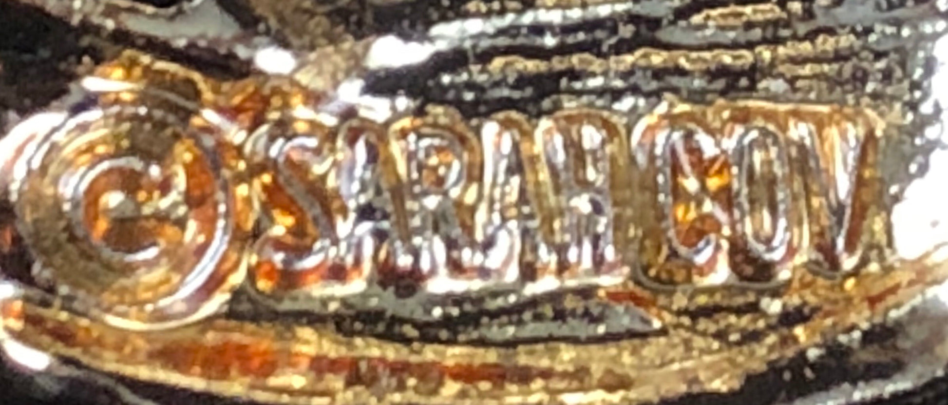 1970 Sarah Coventry Shaggy Dog Brooch - Retro Kandy Vintage