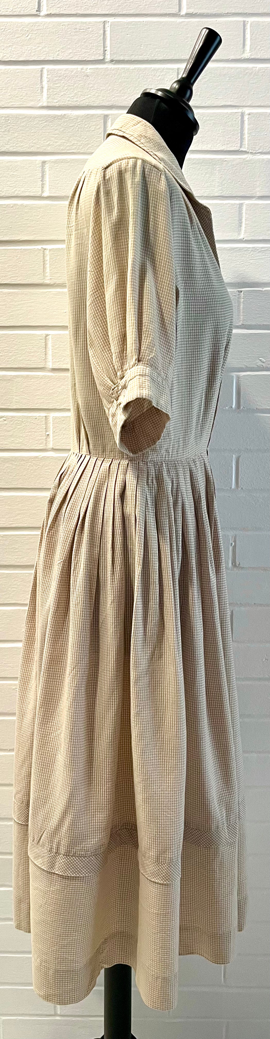 1950s Henry Rosenfeld Plaid Dress