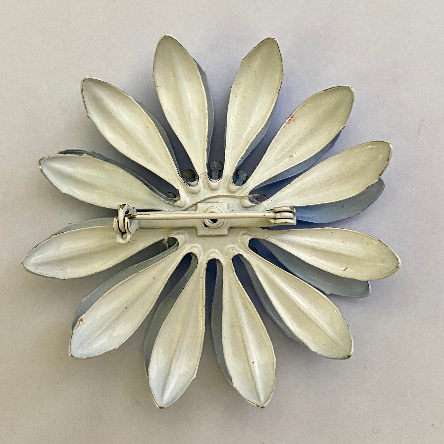 Late 60s/ Early 70s Enamel Flower Brooch