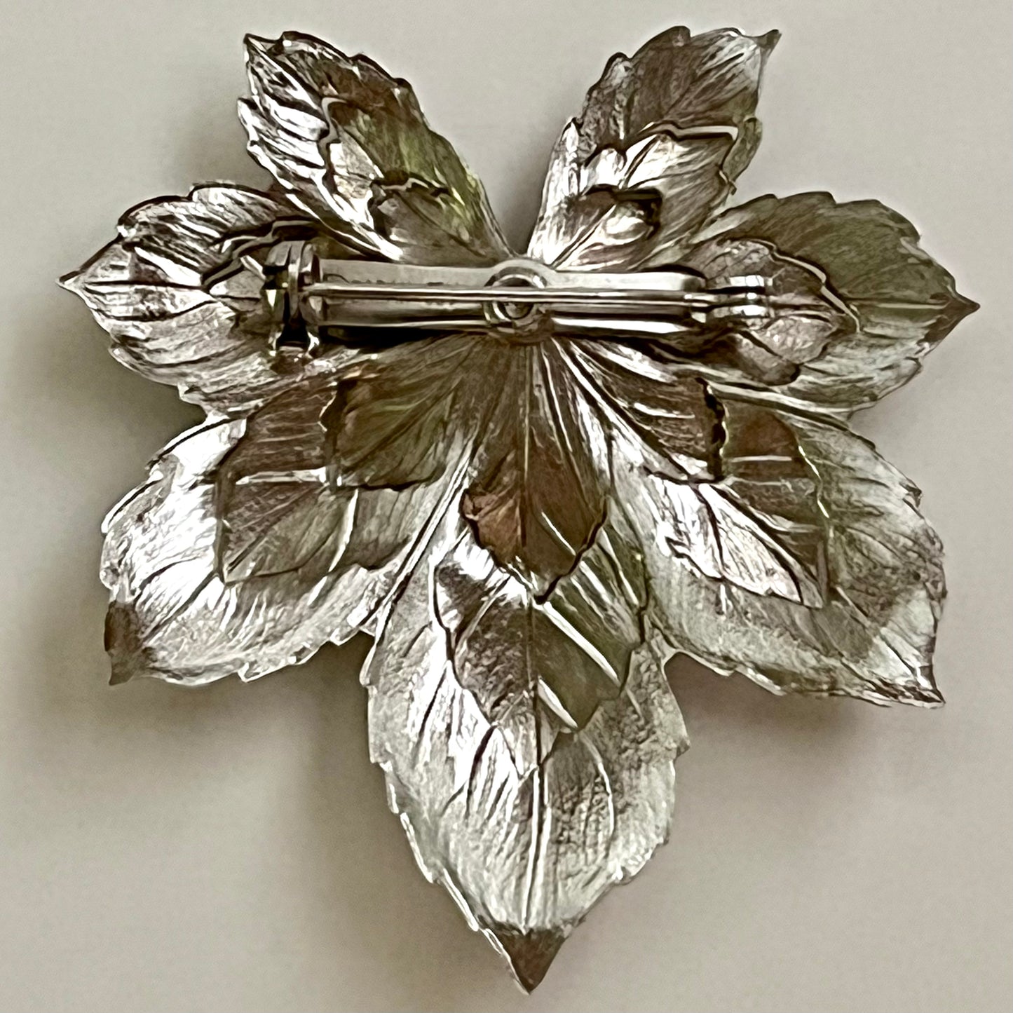 1958 Sarah Coventry Silvery Maple Brooch