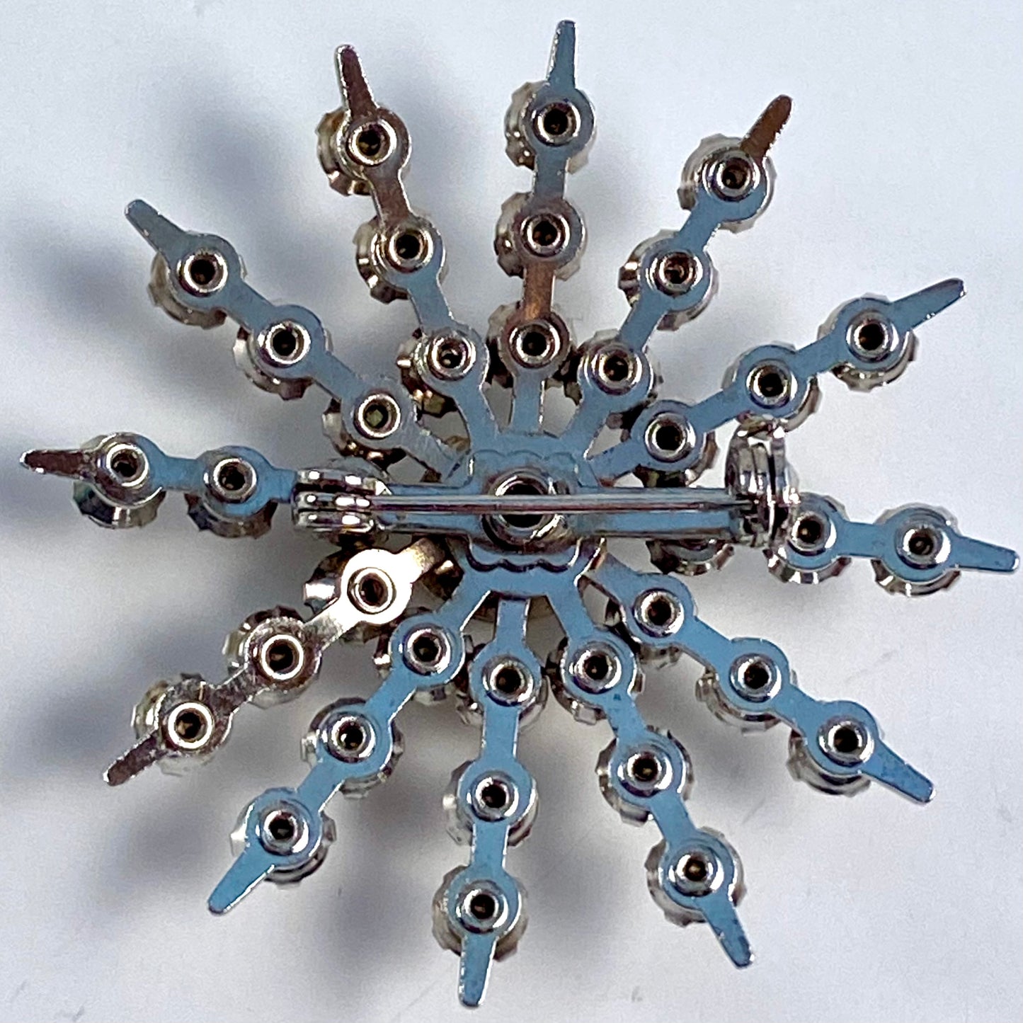 Late 50s/ Early 60s Rhinestone Starburst Brooch