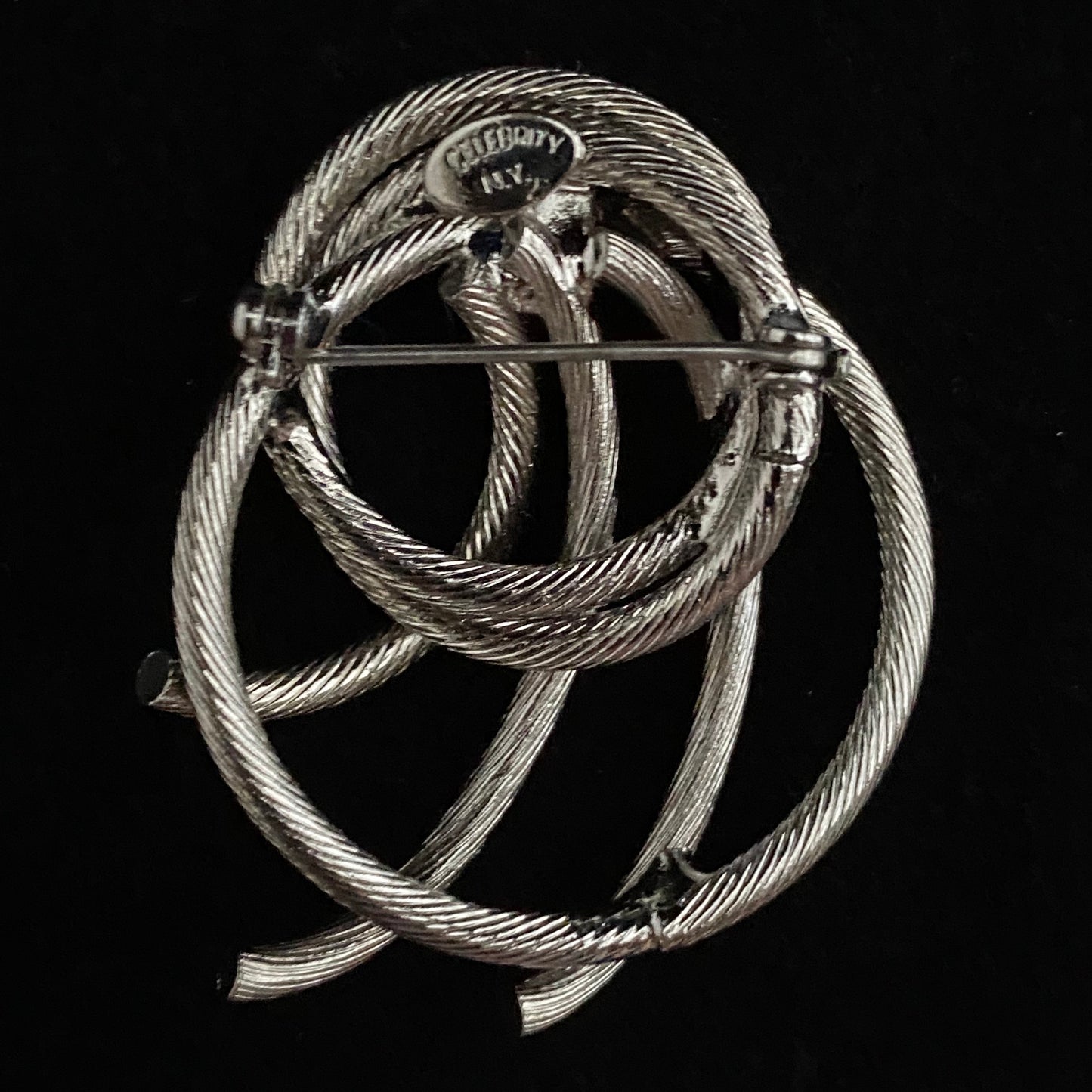 1960s Celebrity Circular Abstract Brooch