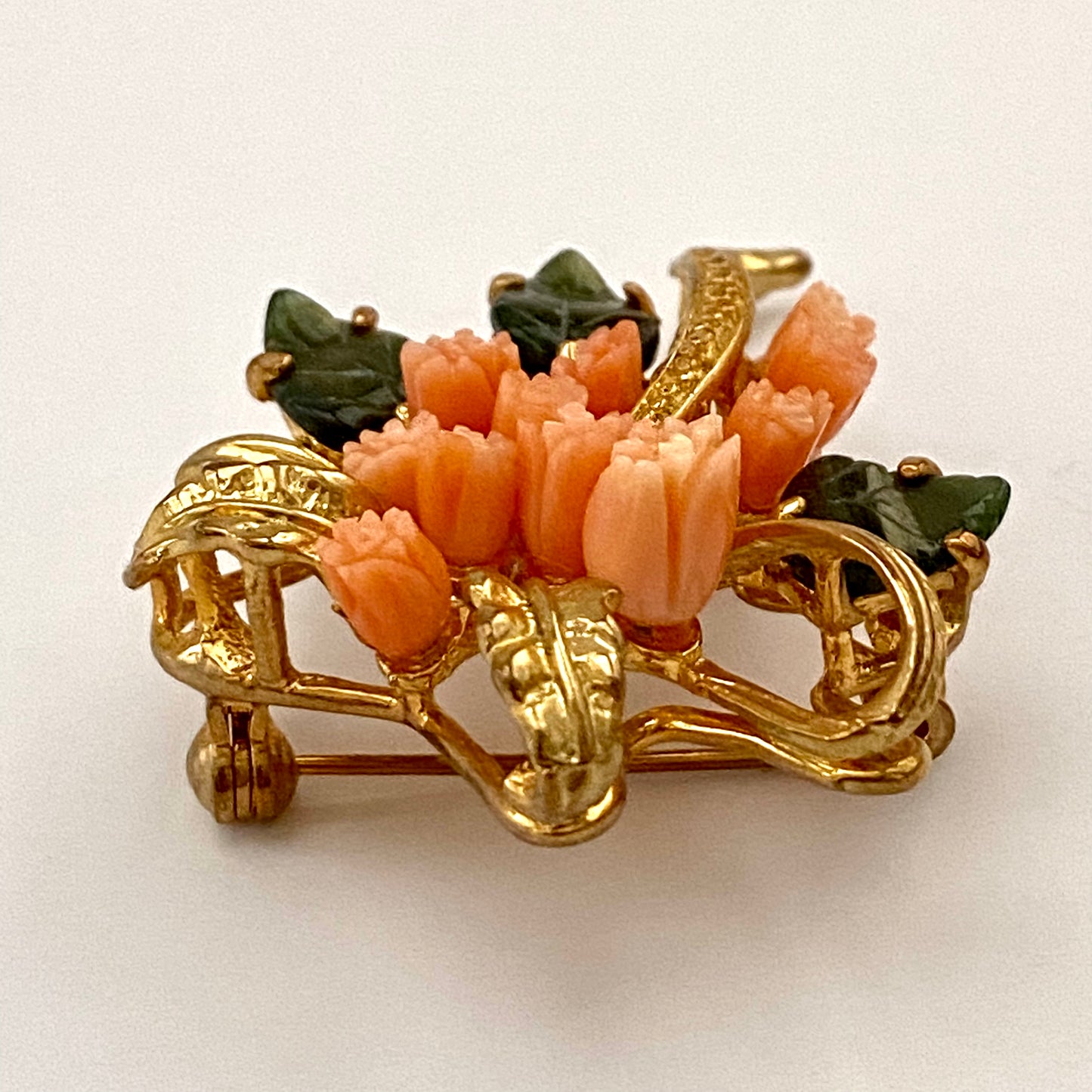 1950s Floral Bouquet Brooch