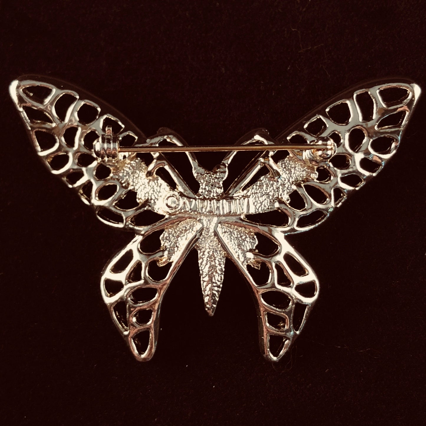 1971 Sarah Coventry Madam Butterfly Gold Brooch - Retro Kandy Vintage
