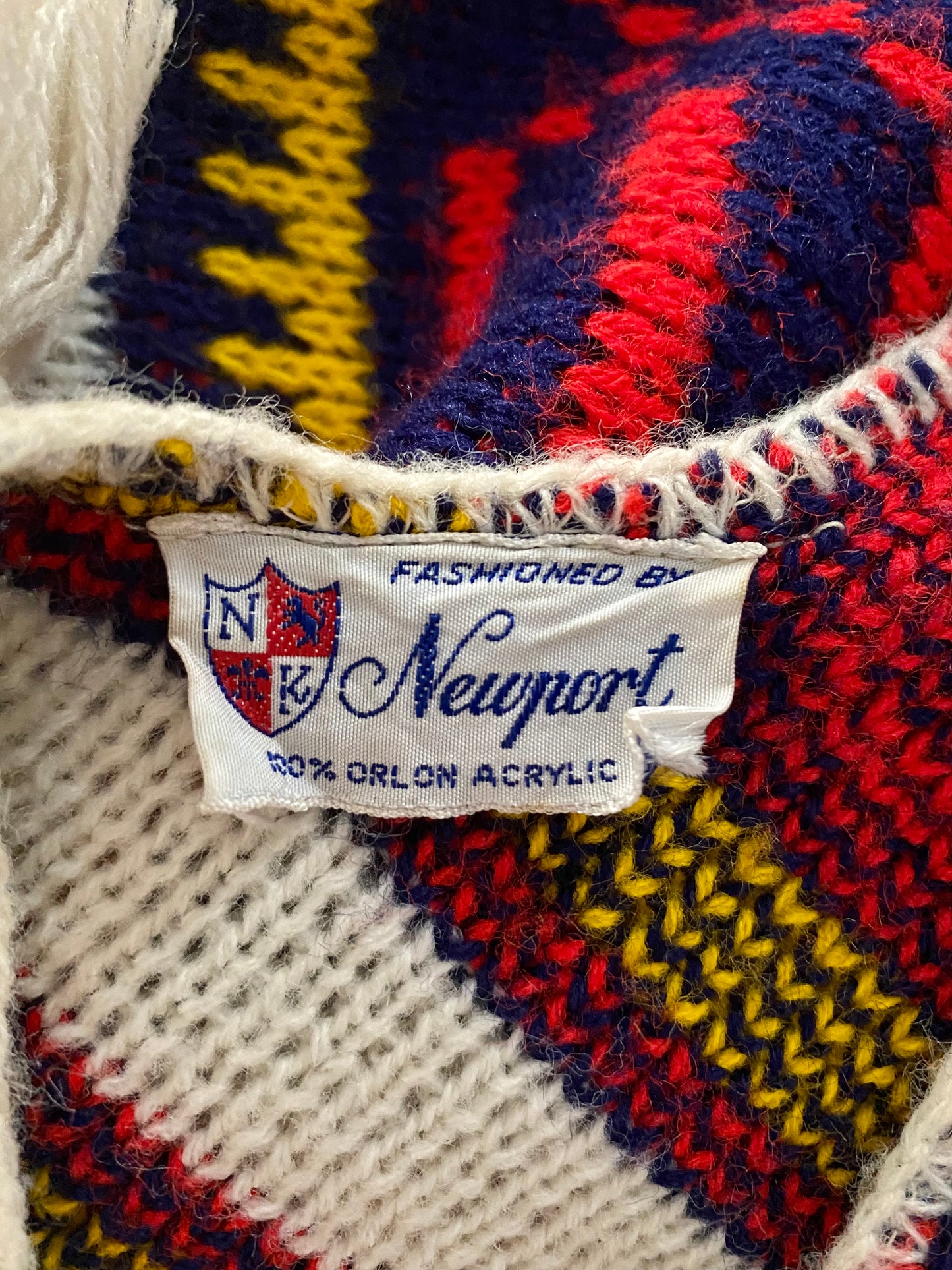 Late 60s/ Early 70s Fashioned by Newport Sweater Poncho