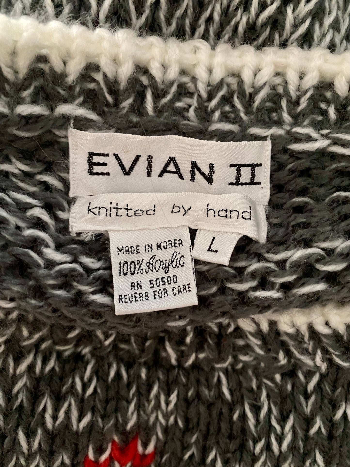 1990s Evian II Snowflake Sweater