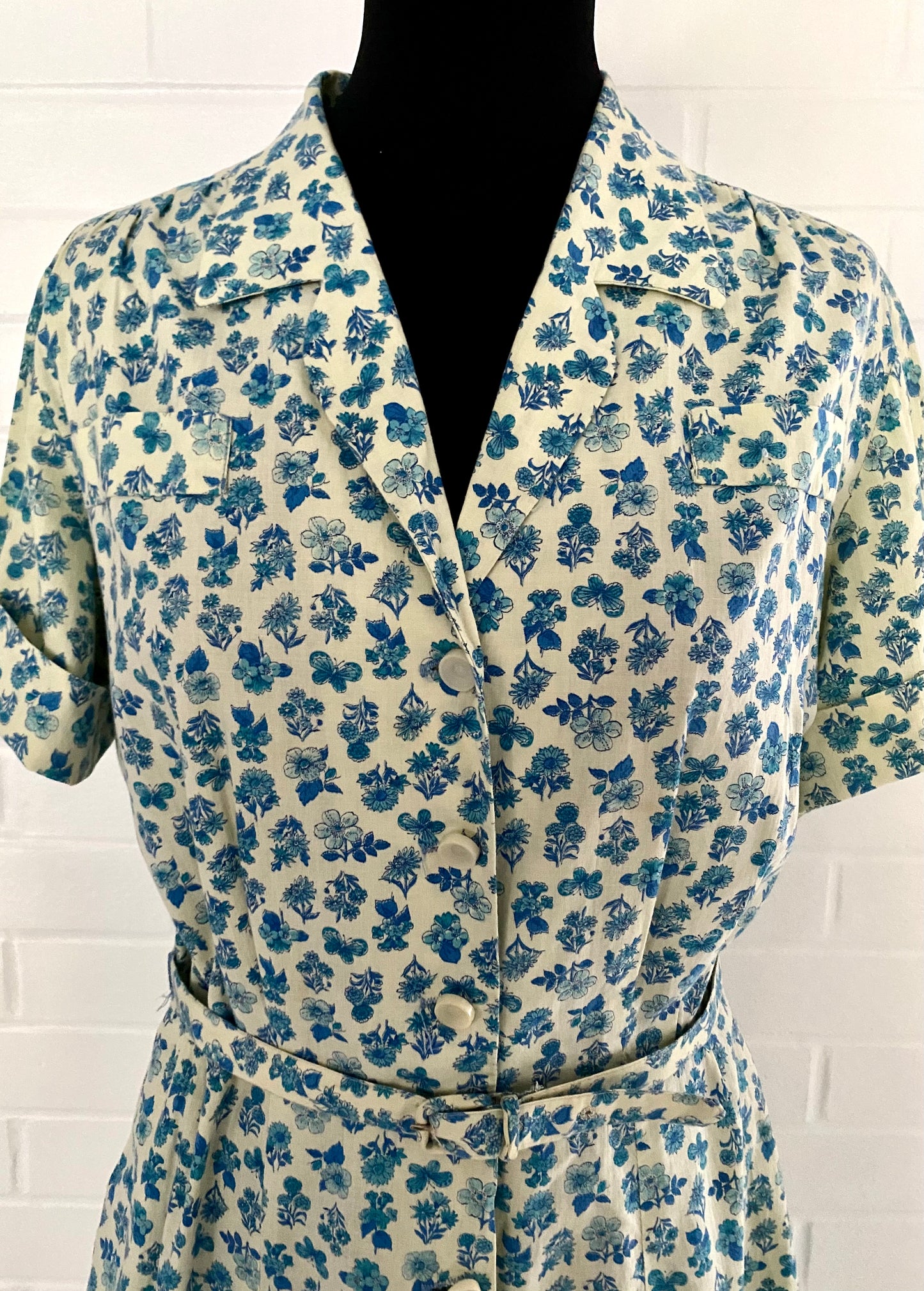 1950s Activi-Tee Belted Shirt Dress