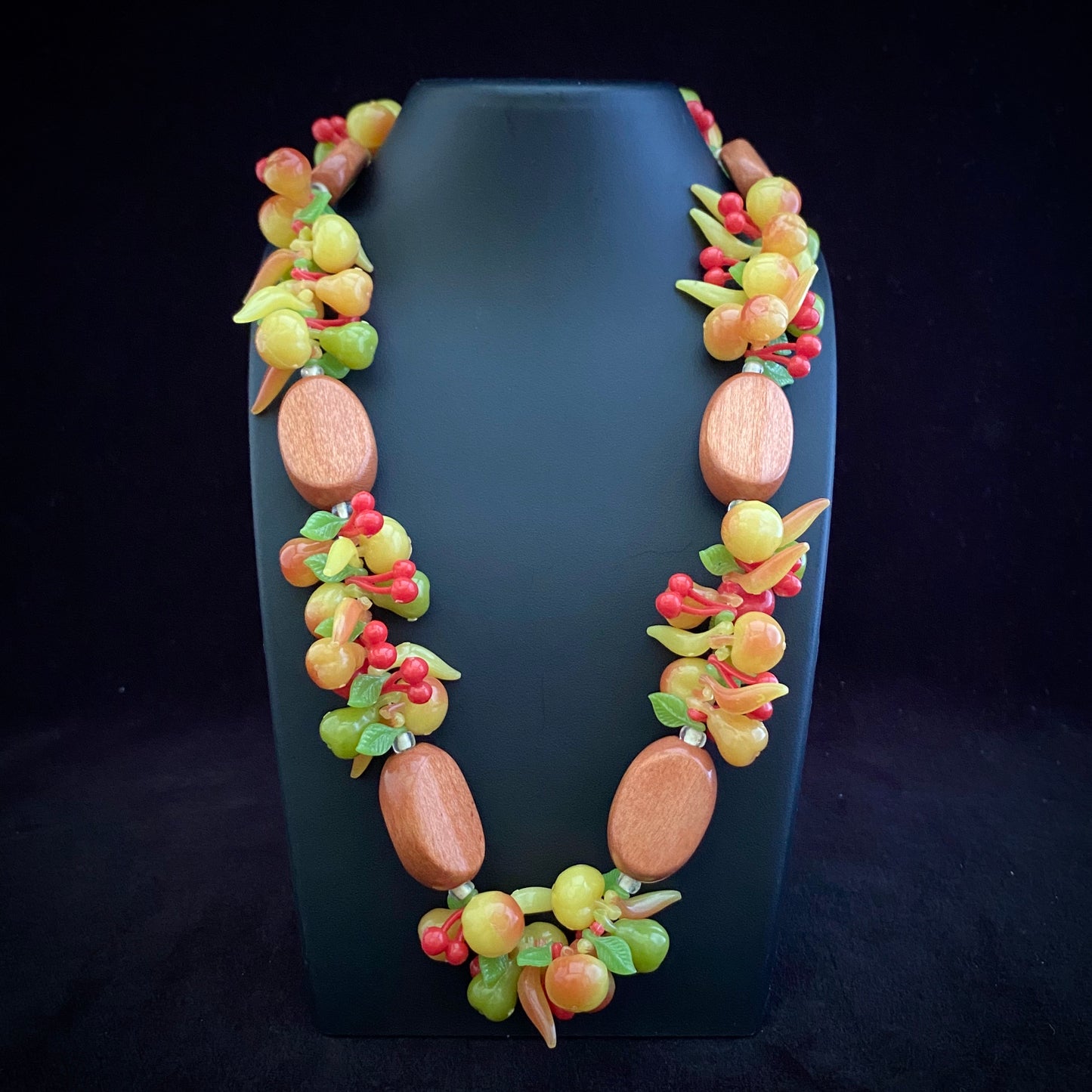 1950s West Germany Fruit Salad Necklace