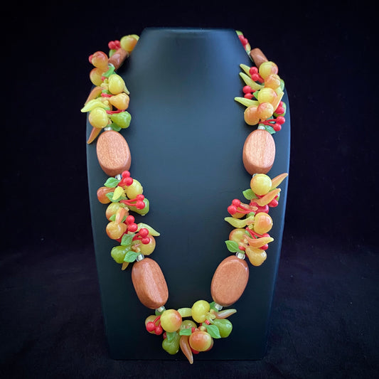 1950s West Germany Fruit Salad Necklace