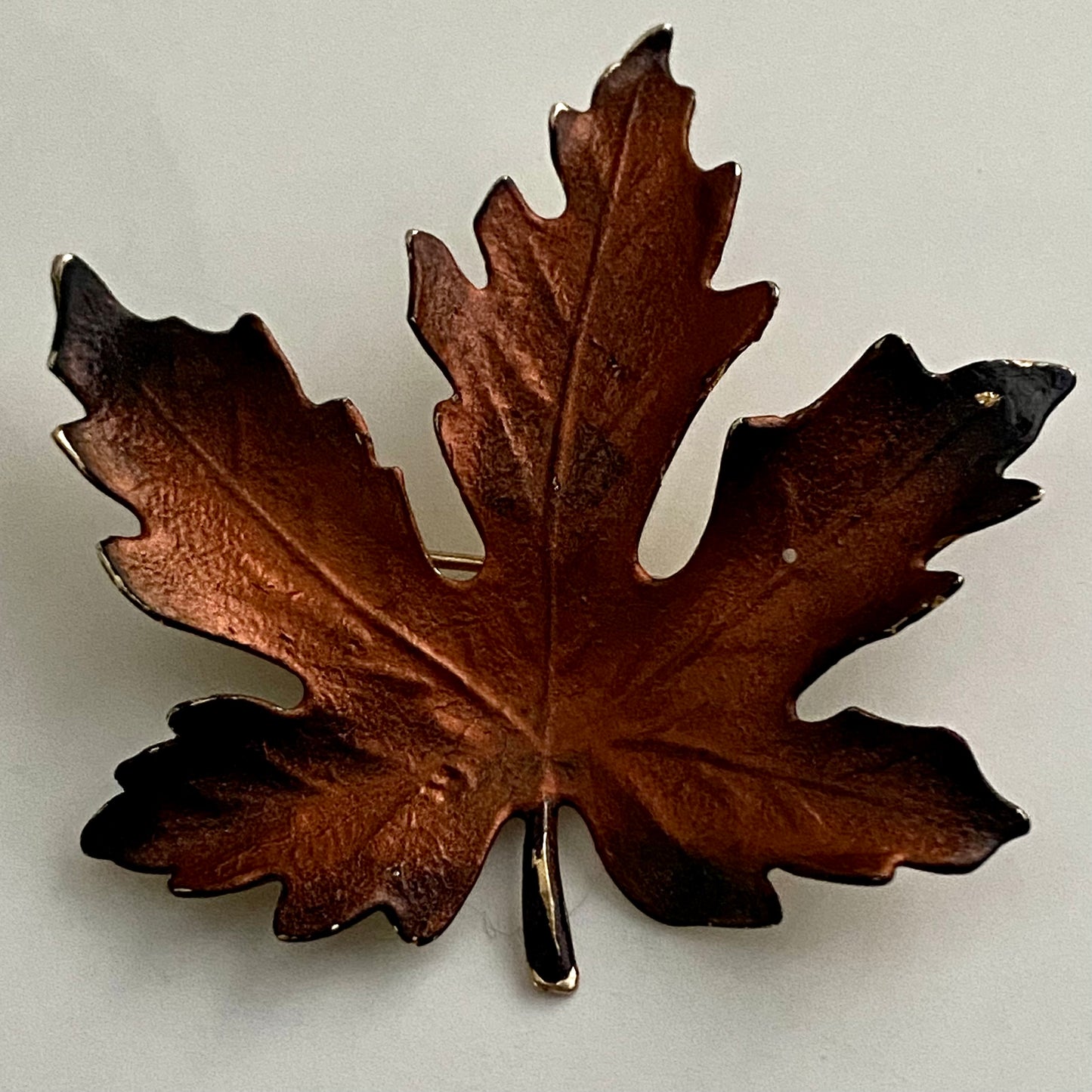 1980s Maple Leaf Brooch