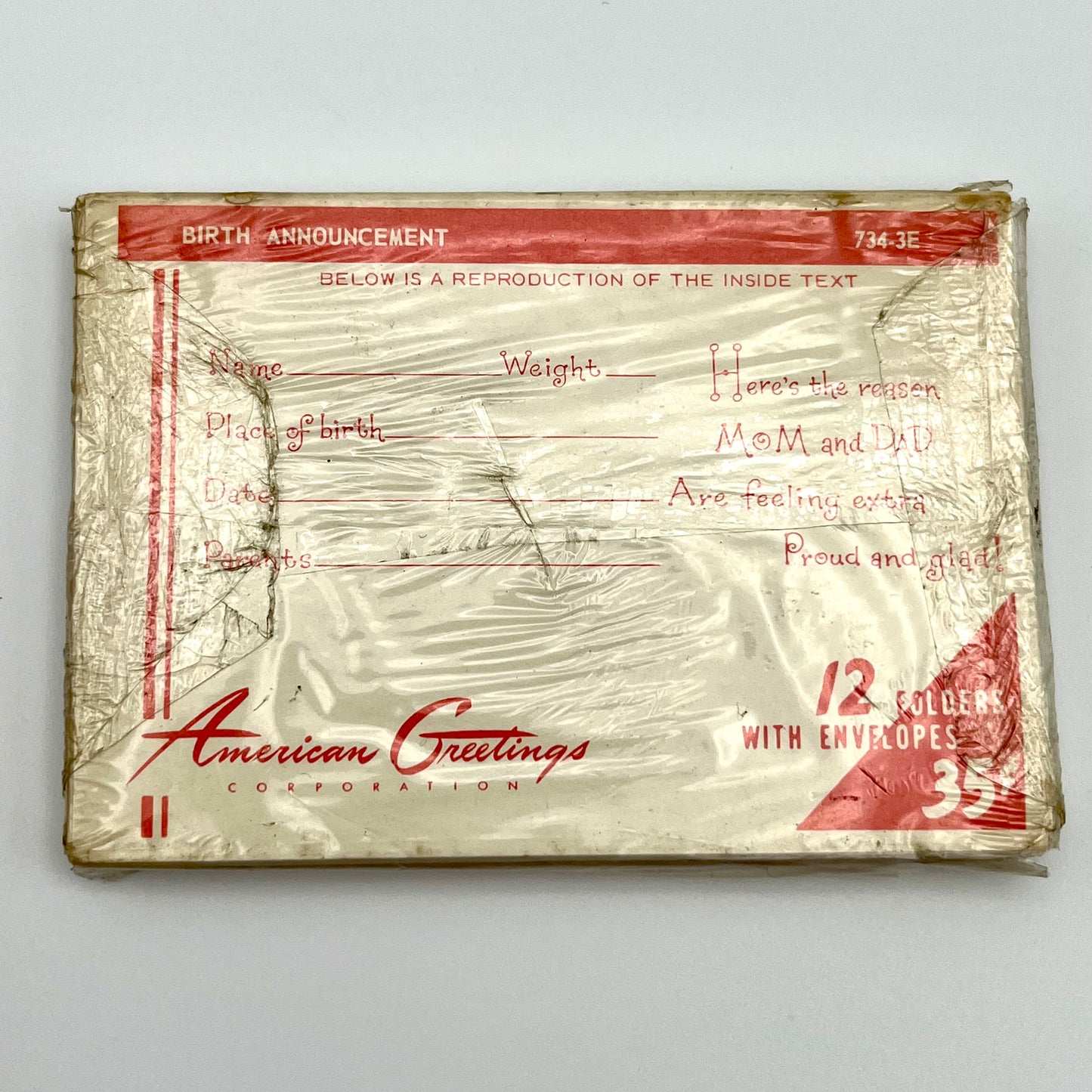 50s/60s American Greetings Birth Announcements