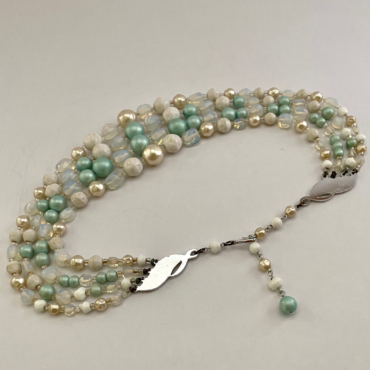 1960s Japan 4-Strand Bead Necklace
