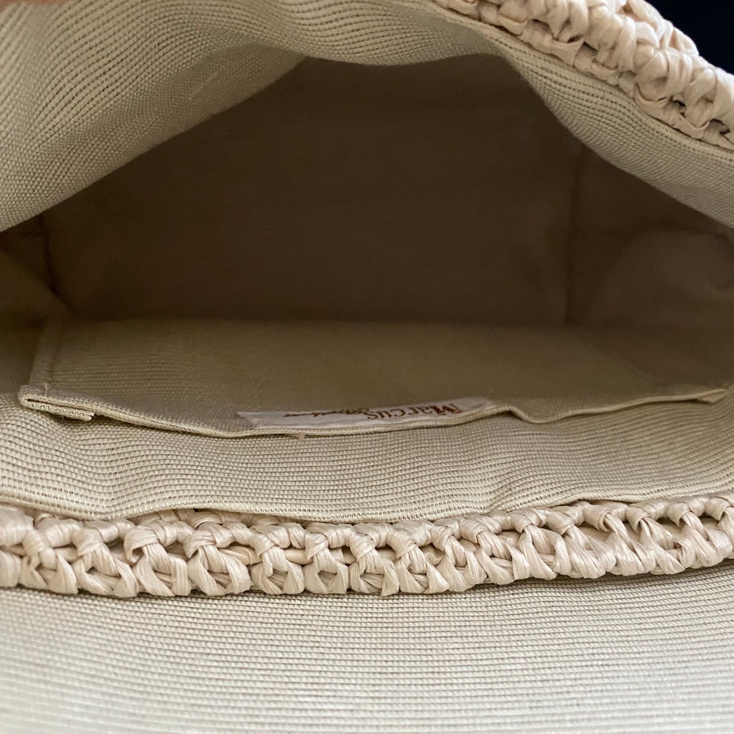 Late 50s/ Early 60s Marcus Brother's of Miami Raffia Handbag - Retro Kandy Vintage