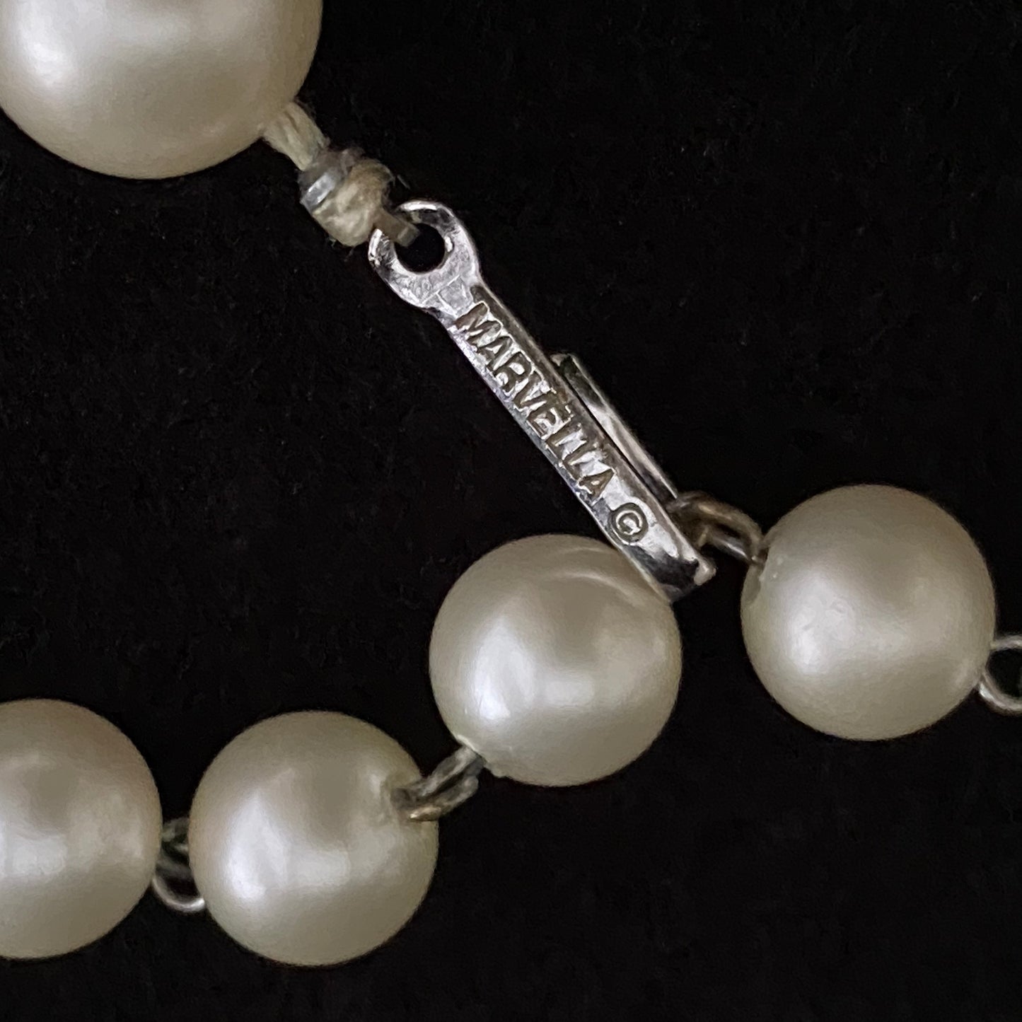 Late 50s/ Early 60s Marvella Hand Knotted Necklace