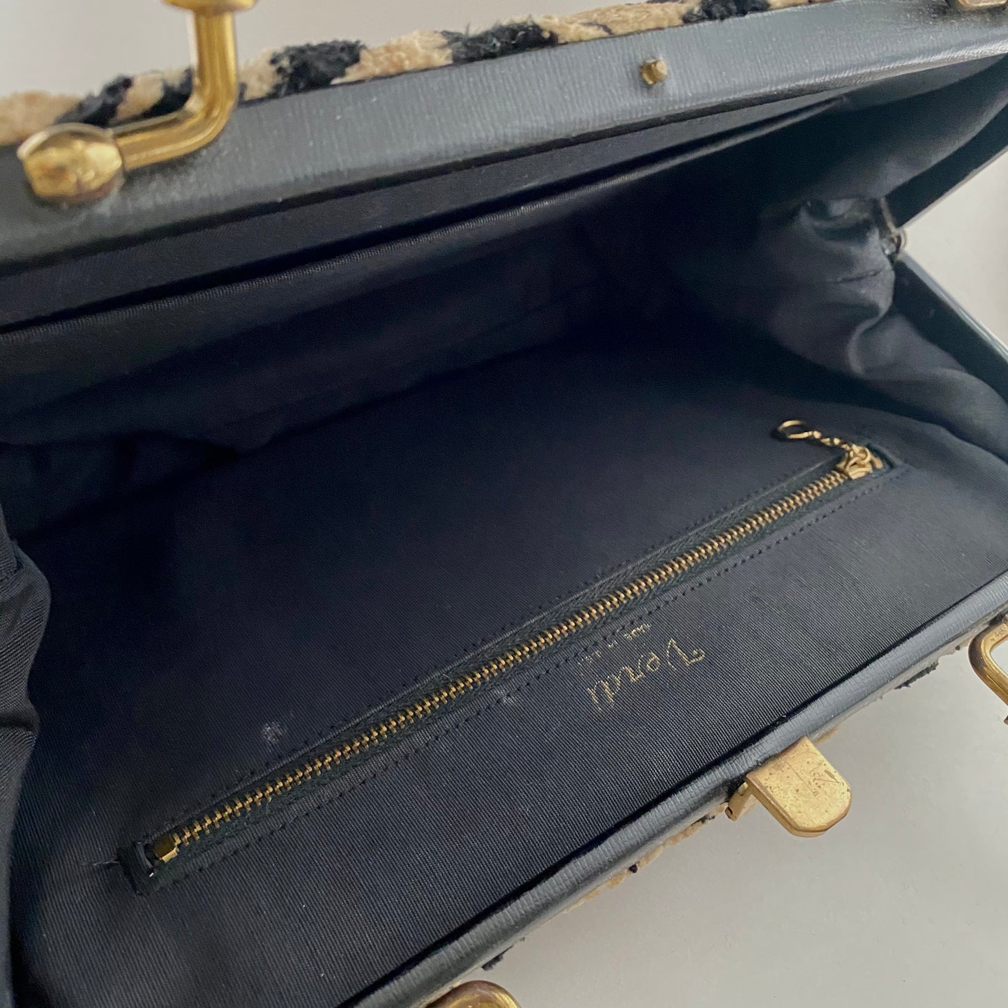 1950s Verdi Tapestry Handbag