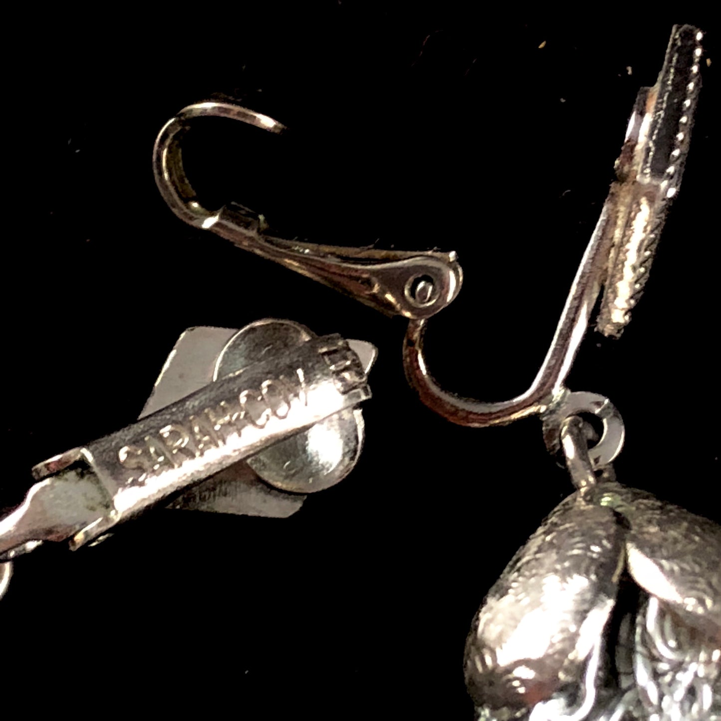 Early 1960's Sarah Coventry Silvery Cascade Earrings - Retro Kandy Vintage