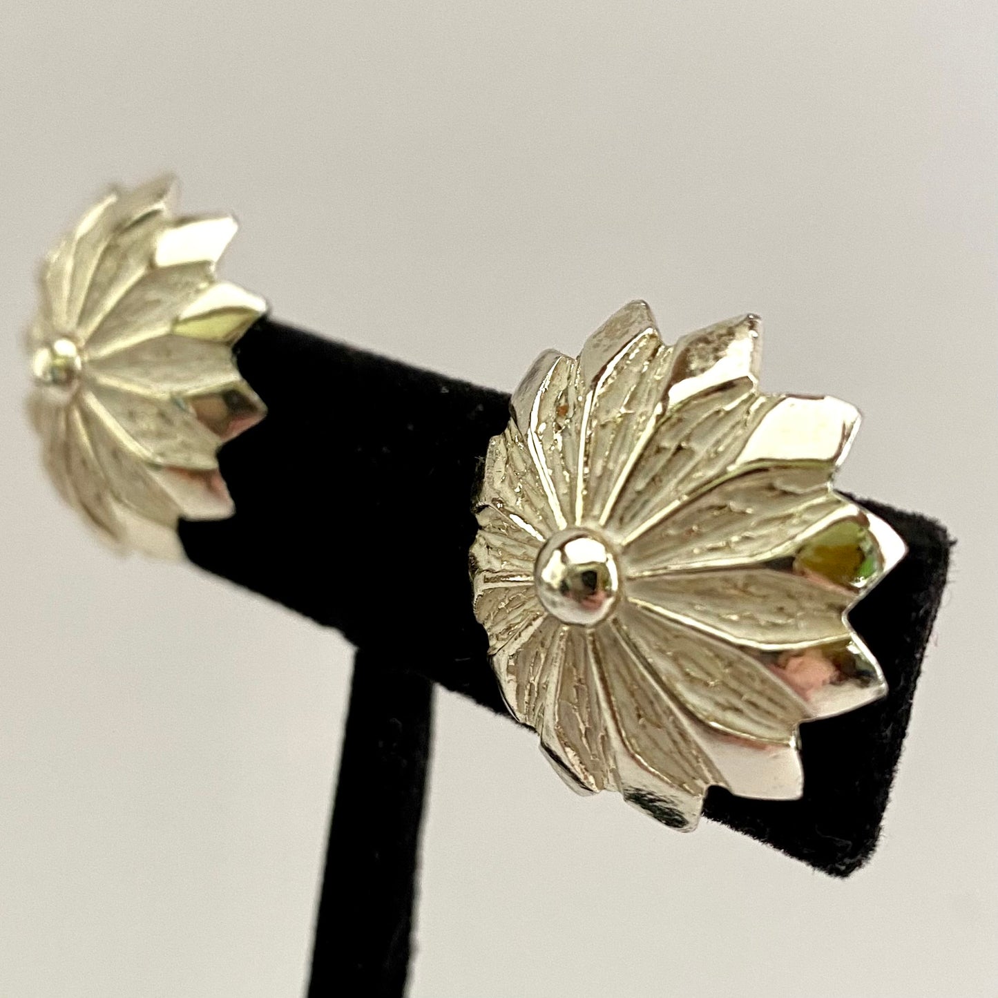 1960s Kramer Floral Earrings