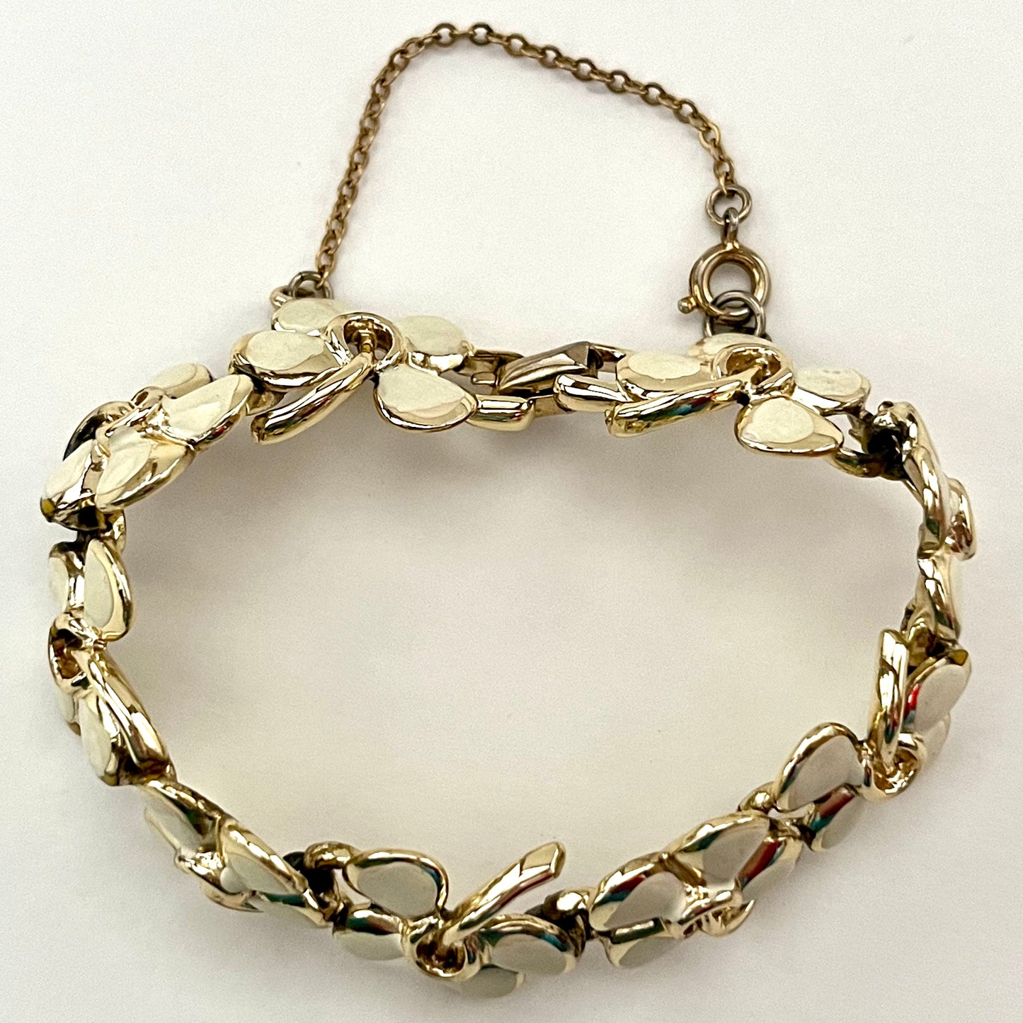 Late 50s/ Early 60s Coro Enamel Flower Bracelet