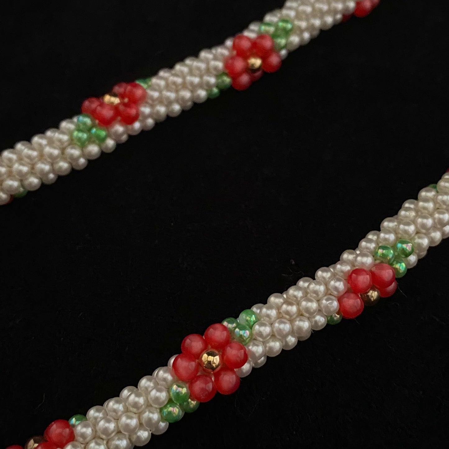 1970s Beaded Rope Choker