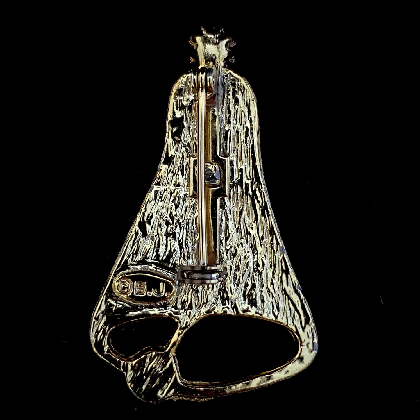 1960s BJ (Beatric Jewelry) Holiday Bell Brooch - Retro Kandy Vintage