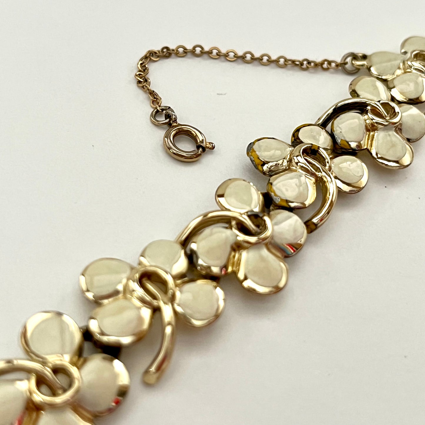 Late 50s/ Early 60s Coro Enamel Flower Bracelet