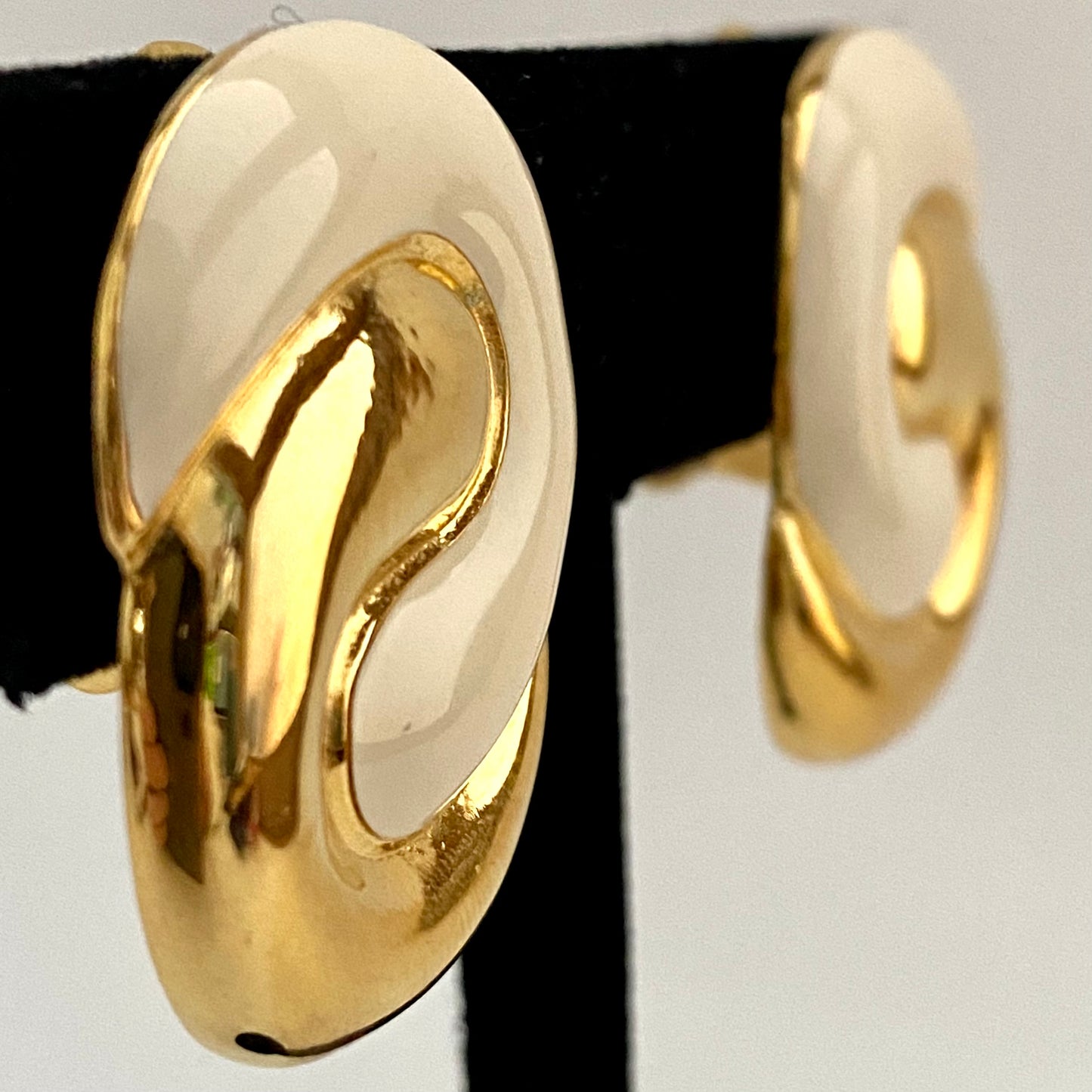 1980s Monet Clip Earrings