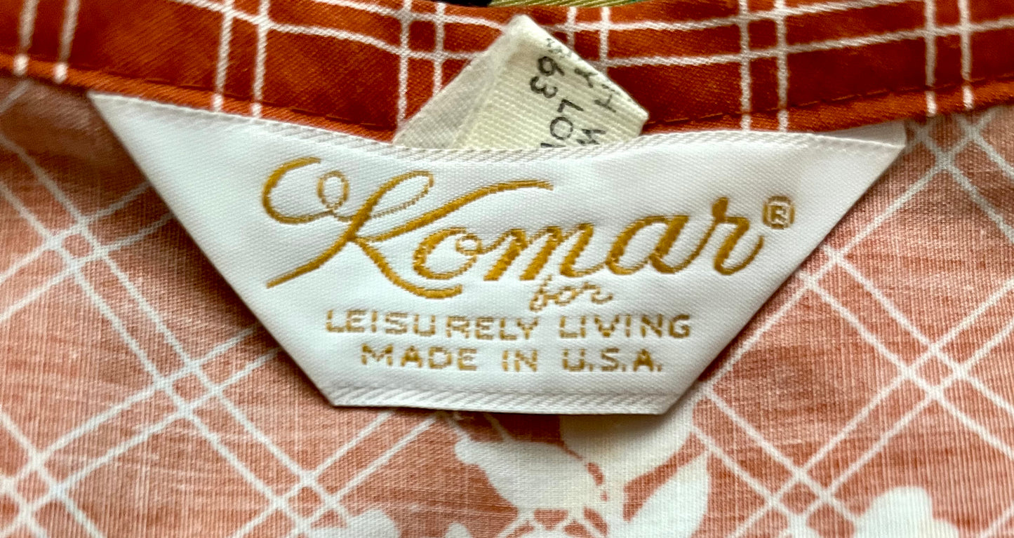 Late 60s/ Early 70s Komar Sundress/ Housedress