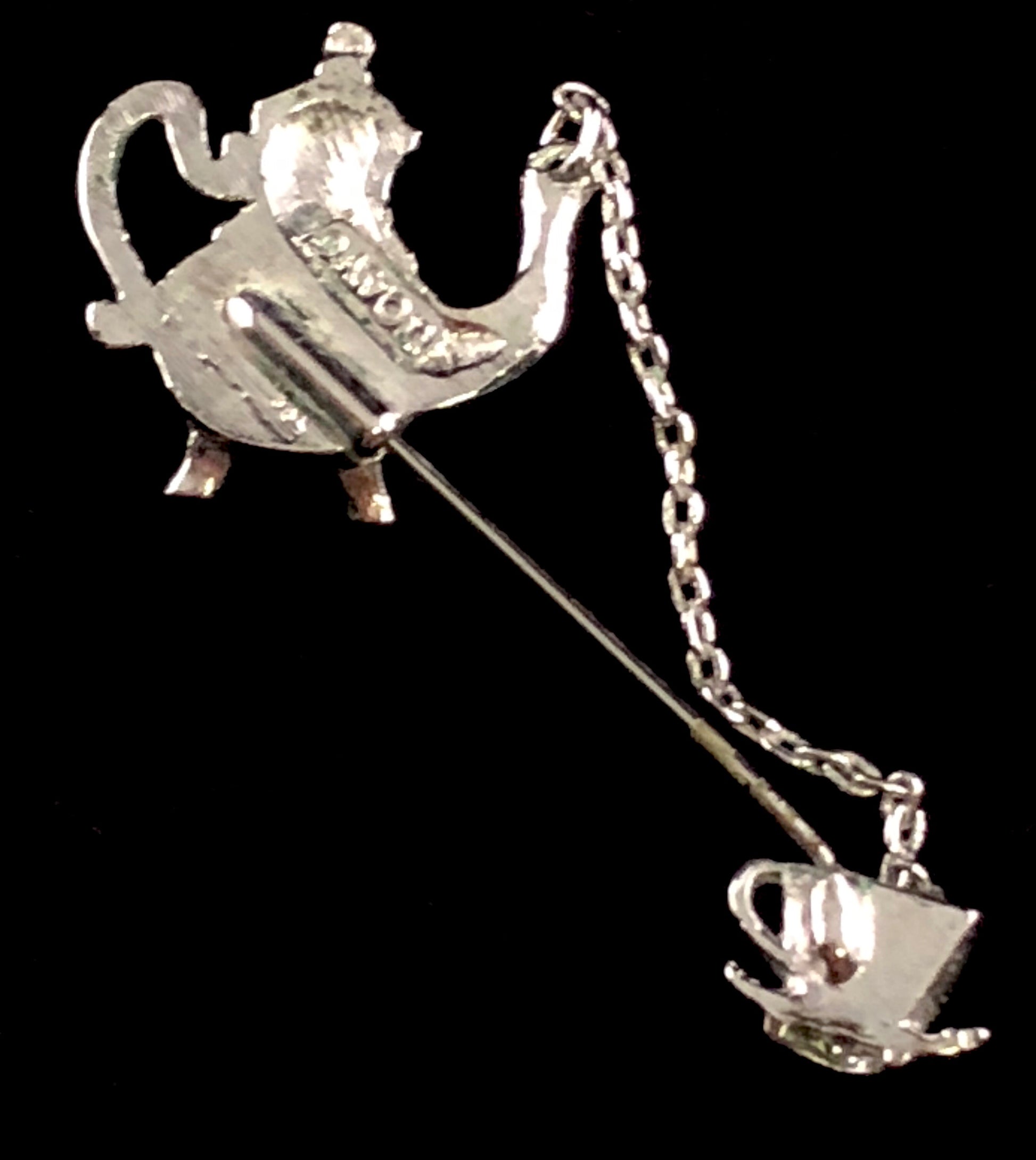 1981 Avon Colonial Teapot Pin - Retro Kandy Vintage