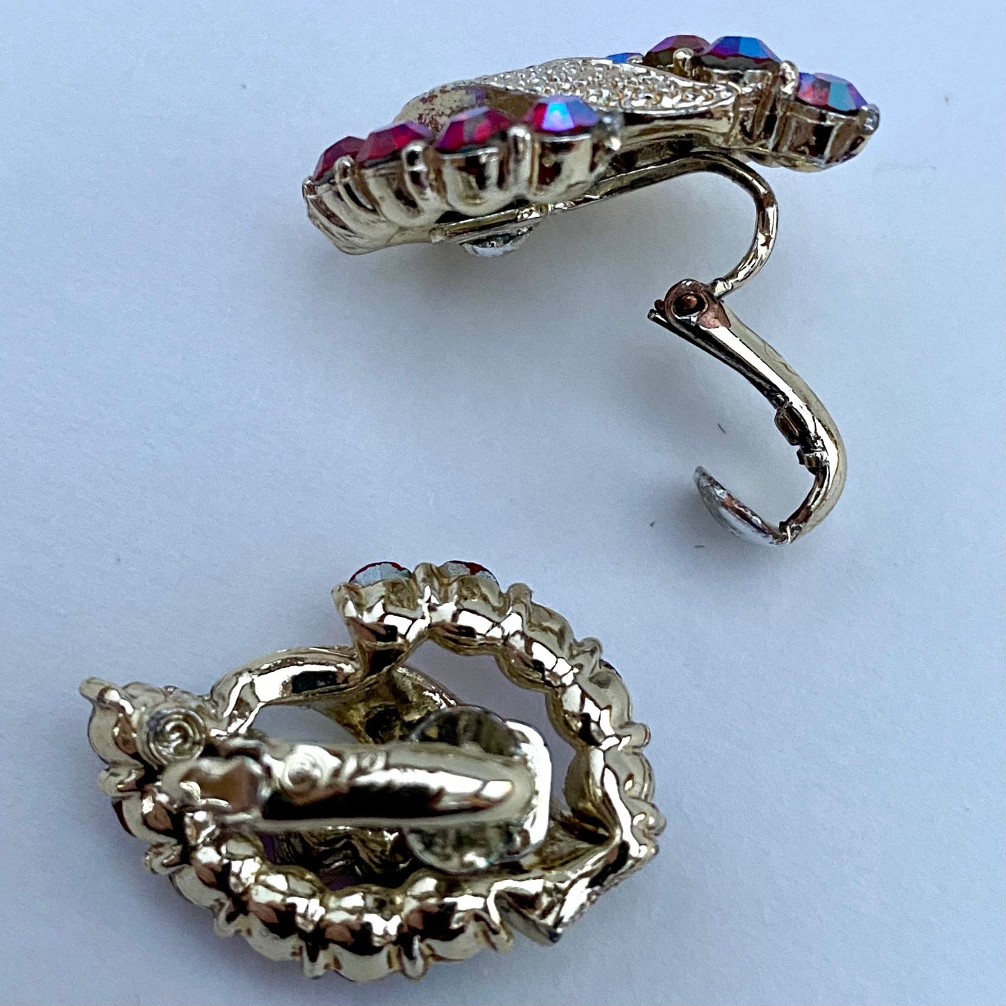 Late 50s/ Early 60s Coro Aurora Borealis Earrings
