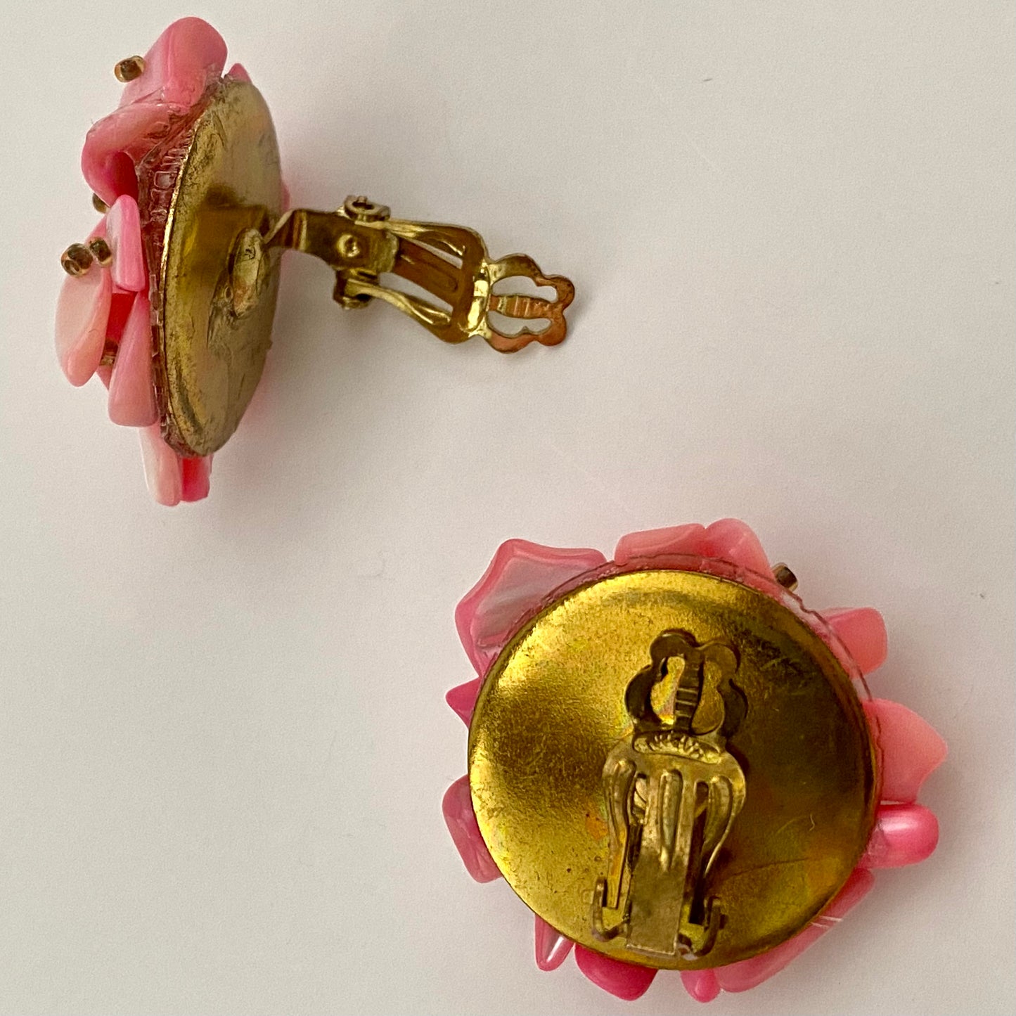 1960s Japan Pink Earrings