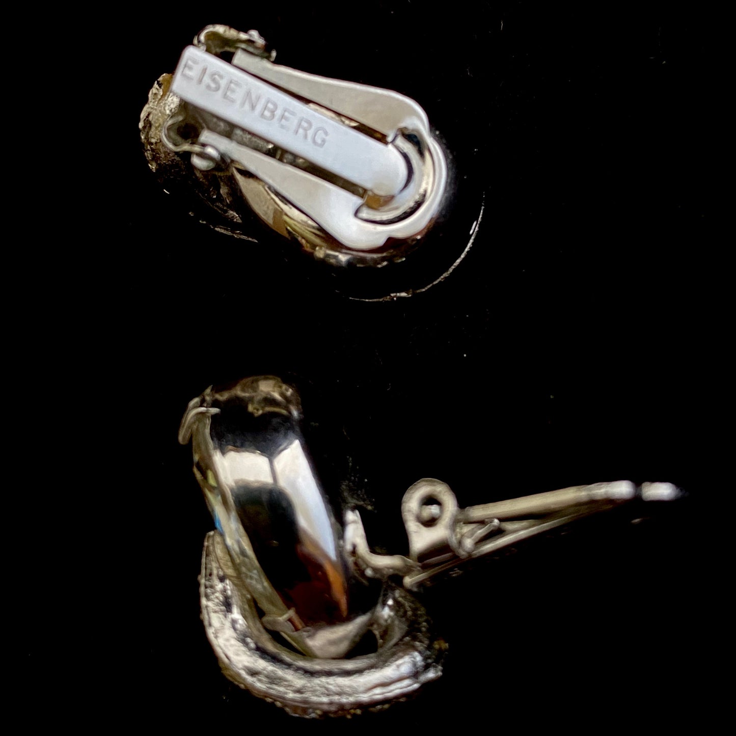 Late 50s/ Early 60s Eisenberg Rhinestone Earrings