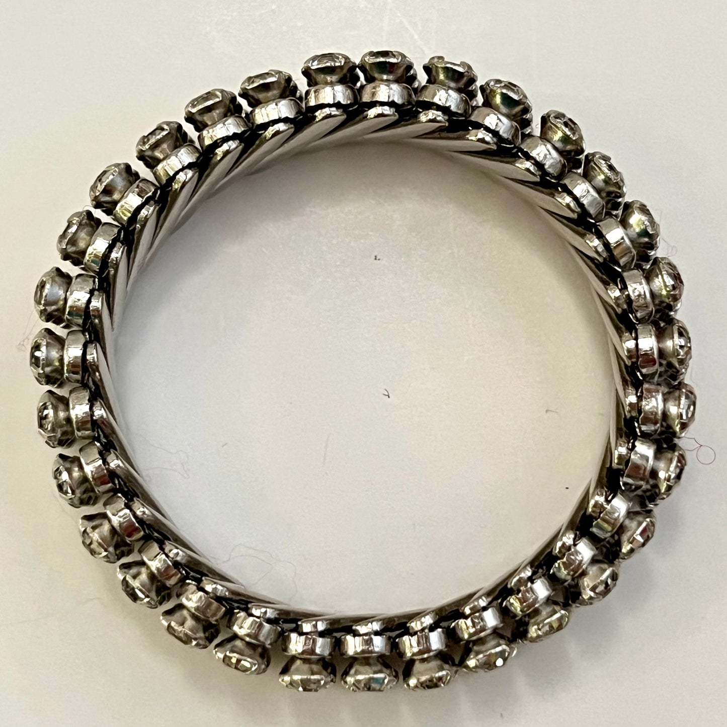 Late 50s/ Early 60s Made In Japan Rhinestone Expansion Bracelet