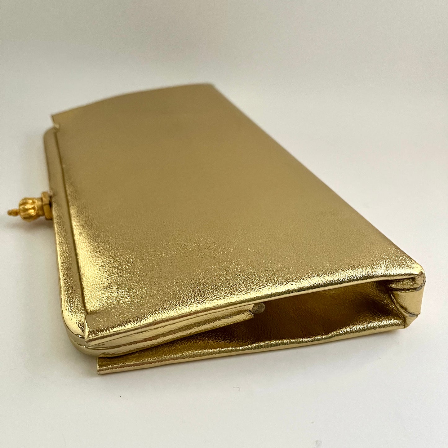 1960s Wearwell Metallic Gold Clutch