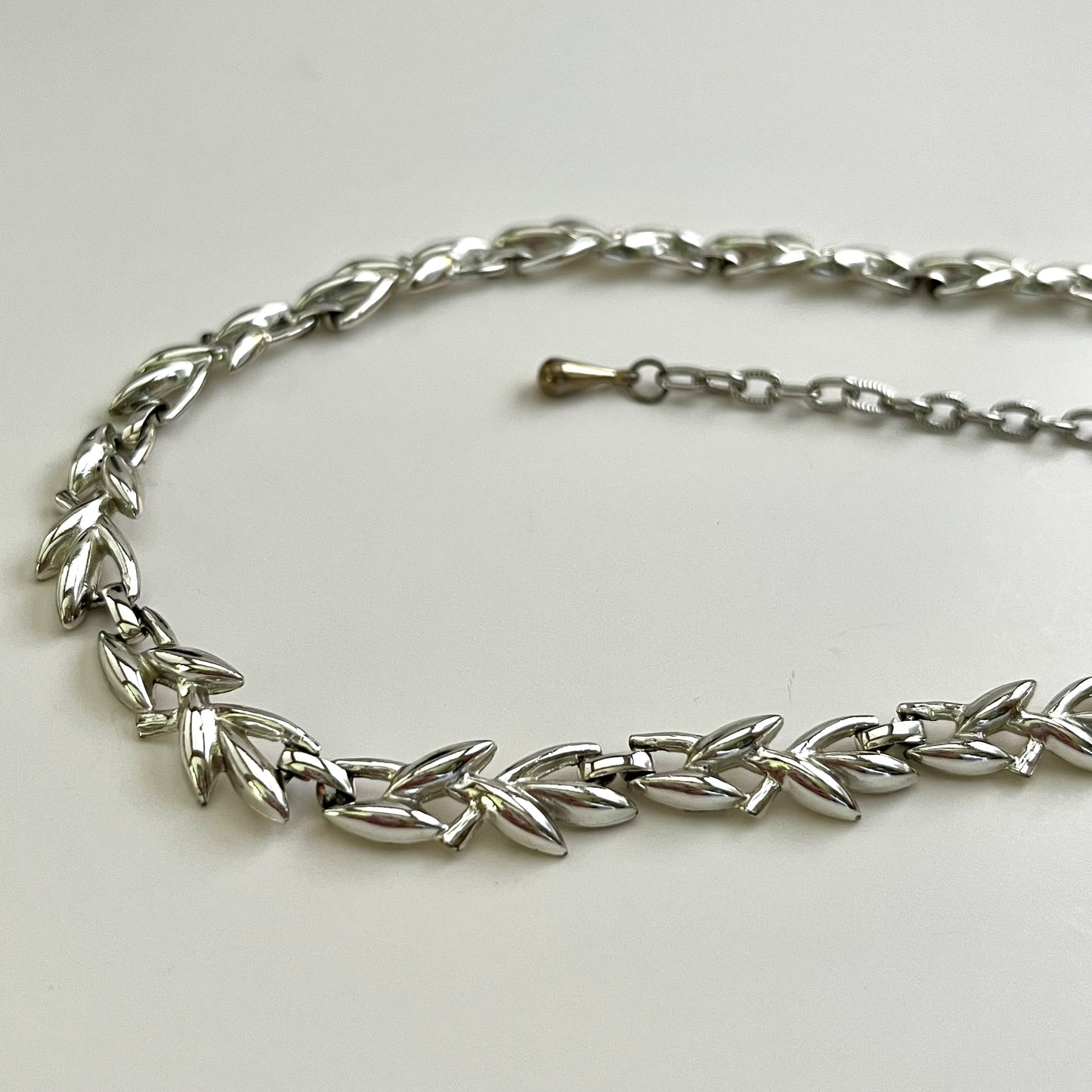 Late 50s/ Early 60s Silver-Tone Choker Necklace