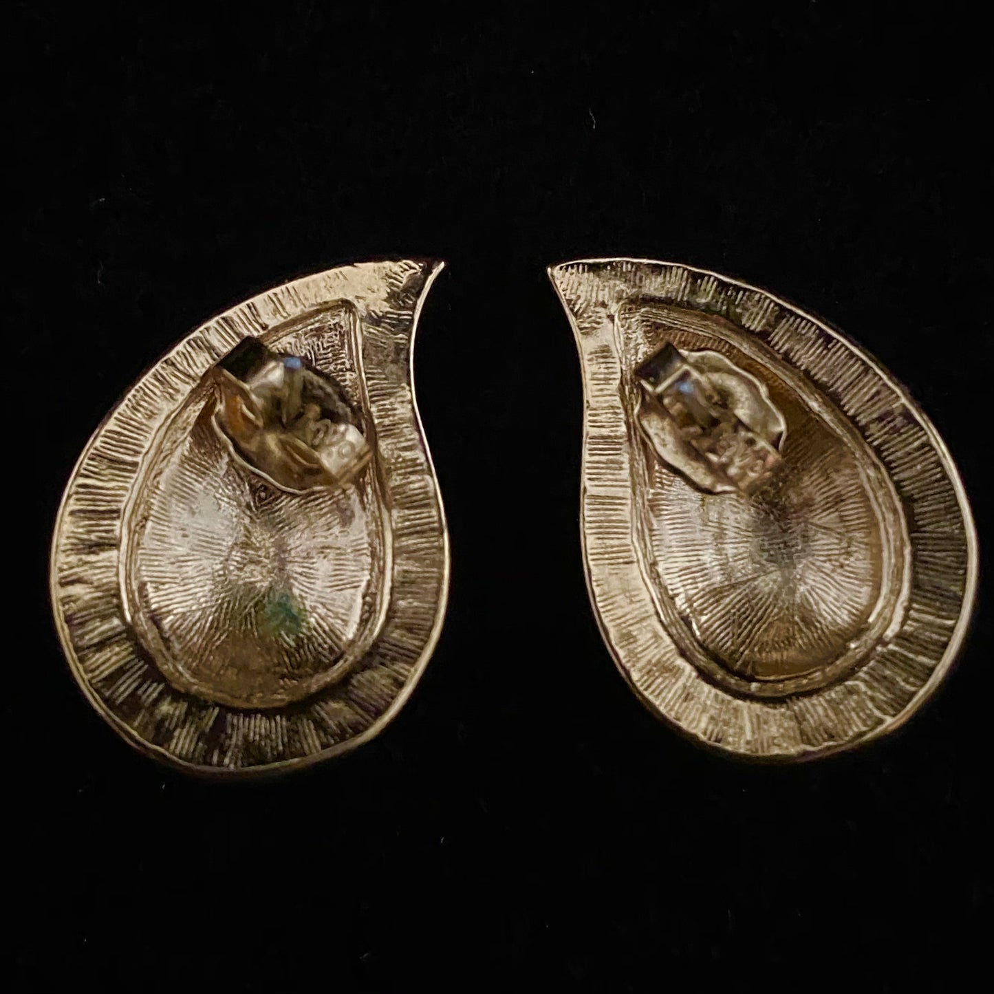 1986 Avon Paisley Colors Demi-Parure (Pierced Earrings)