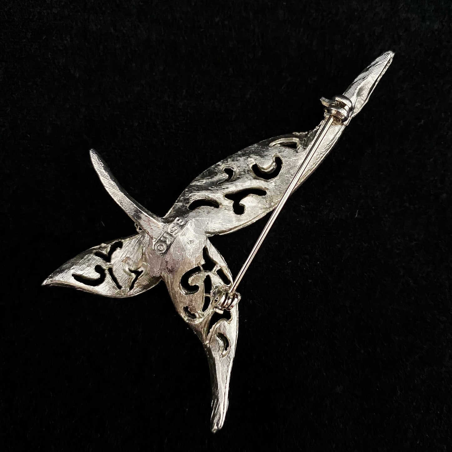 Late 50s/ Early 60s BSK Abstract Flower Brooch