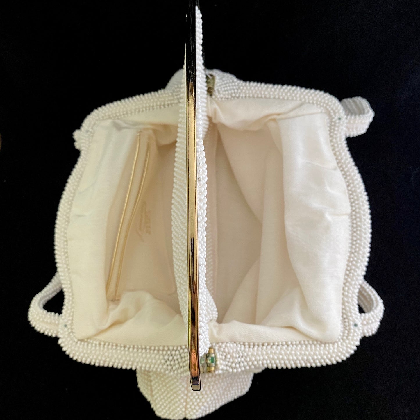 1950s Lumured Beaded Handbag - Retro Kandy Vintage